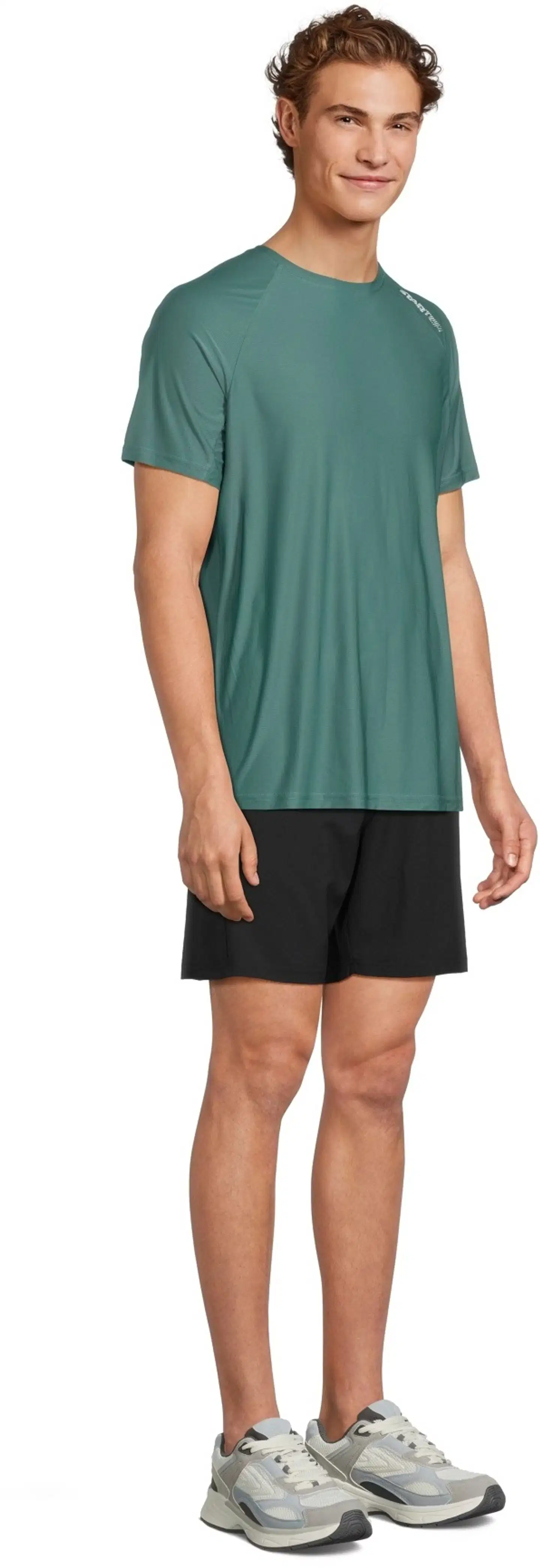 Starter miesten lyhythihainen juoksupaita SMS26005 - Mallard green - 4