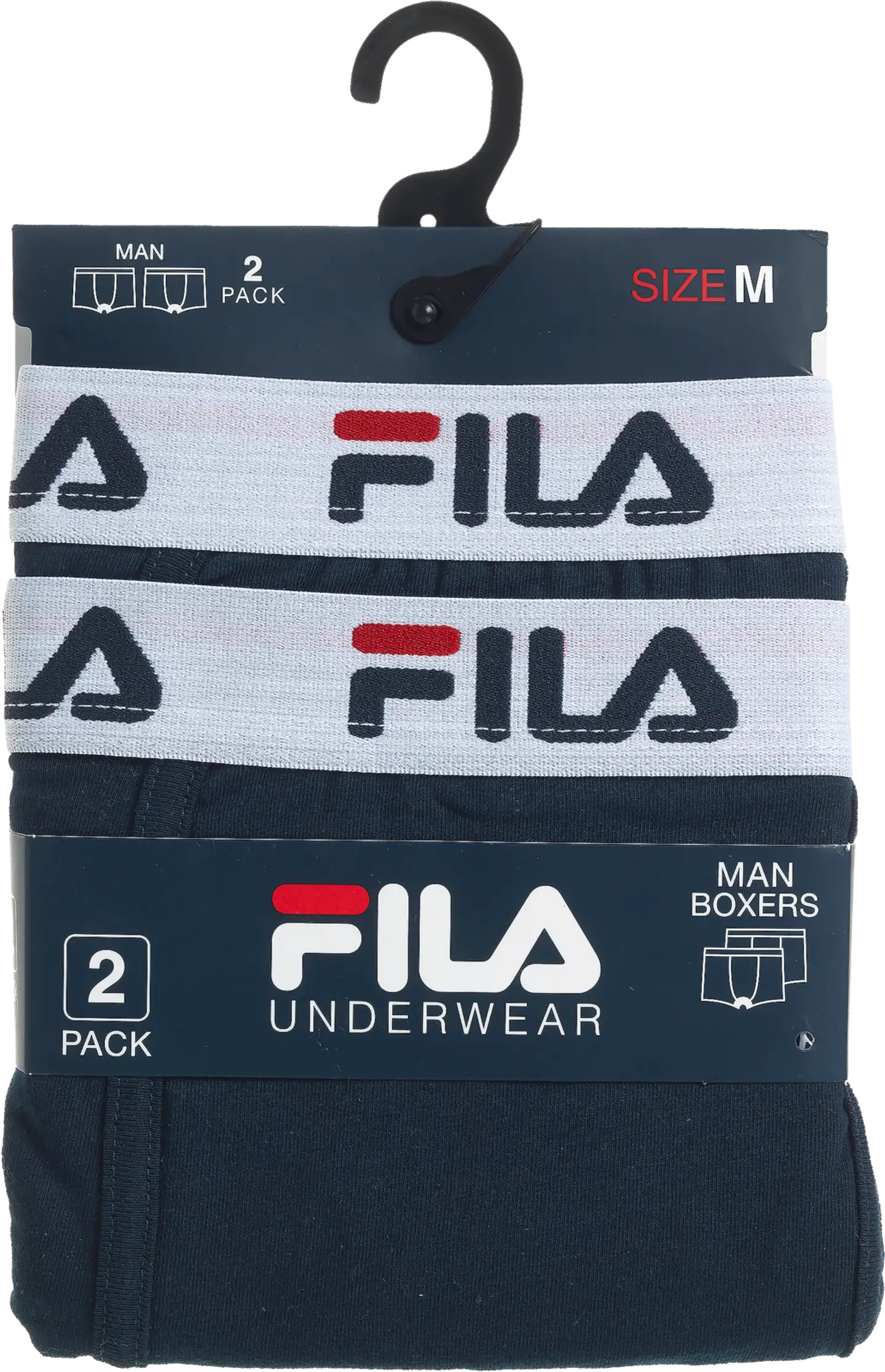 Fila miesten bokserit 2-pack - Navy - 2