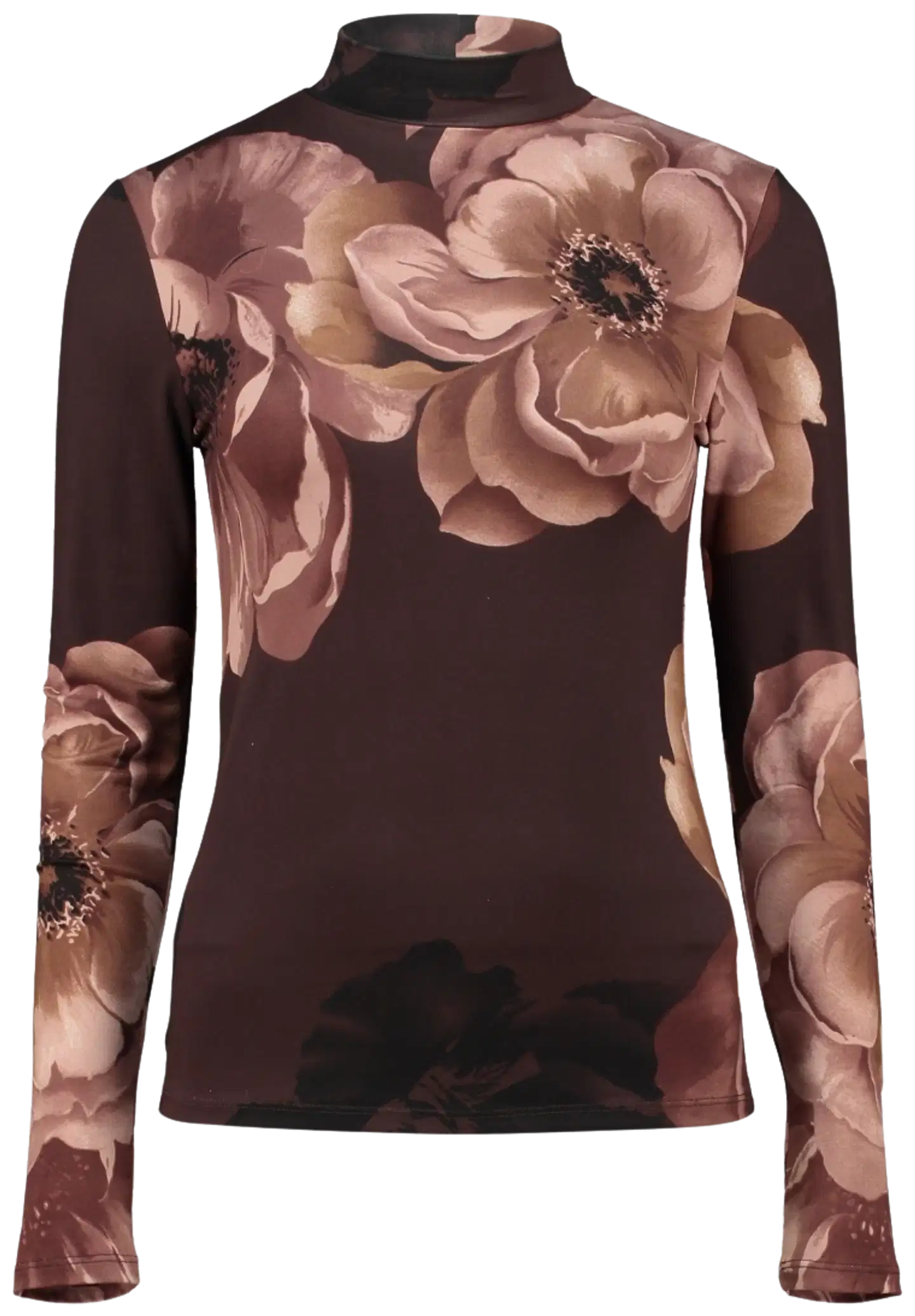 Hailys naisten trikoopusero Ki44mmy - 8771 brown flower - 1