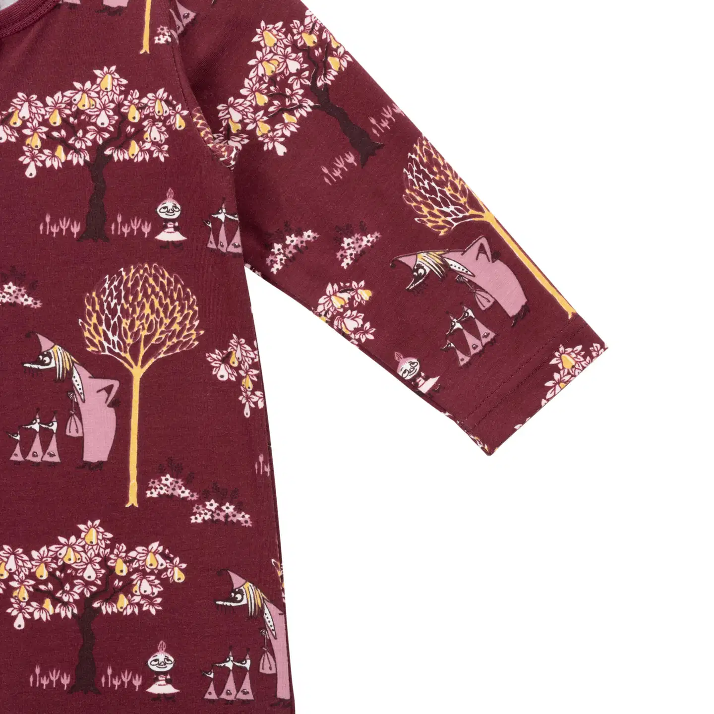 Muumi vauvojen pyjama Vilijonkka 593267 - burgundi - 2