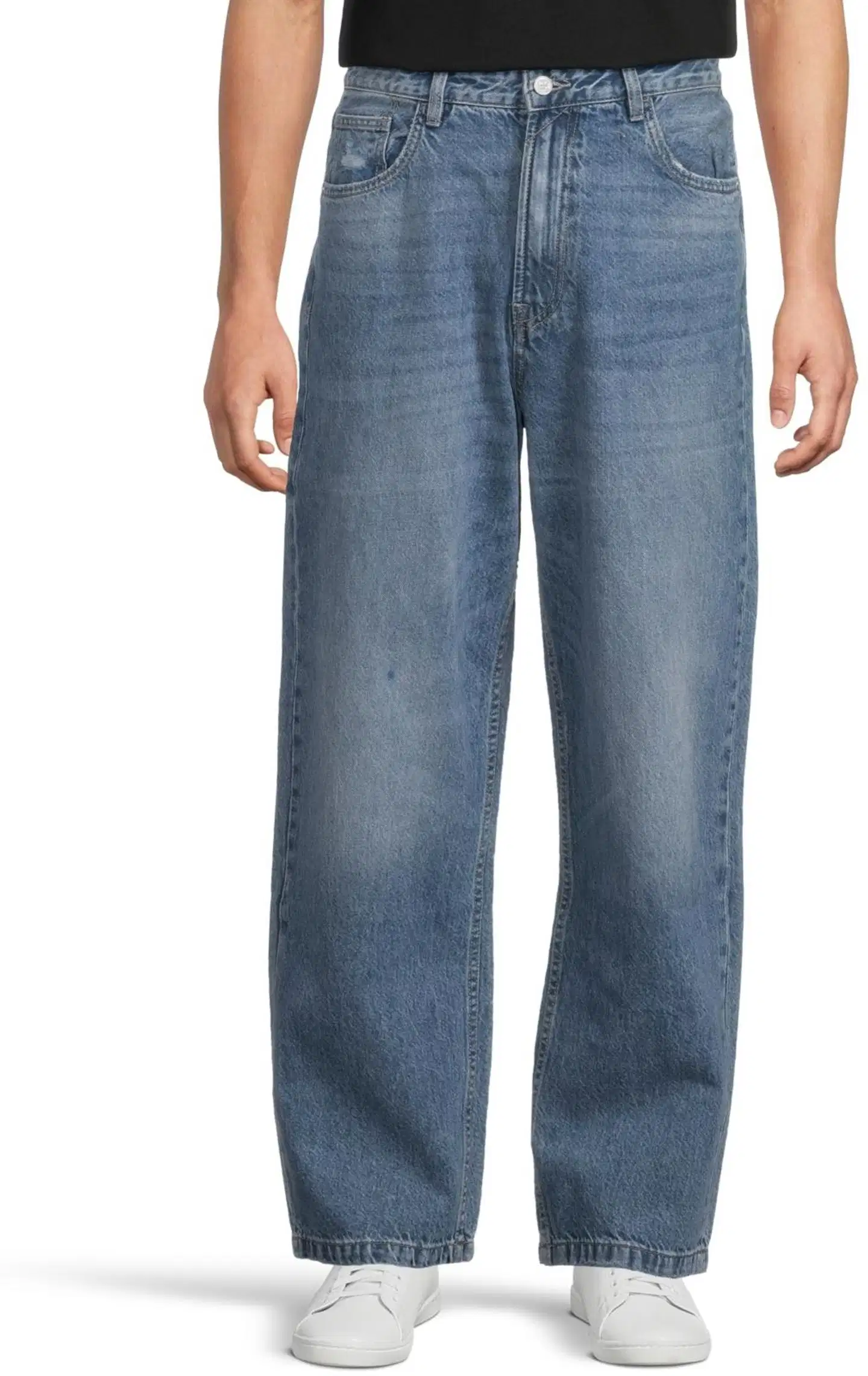 WKLY. miesten farkut Loose fit 202W042606 - Mid-blue denim - 1