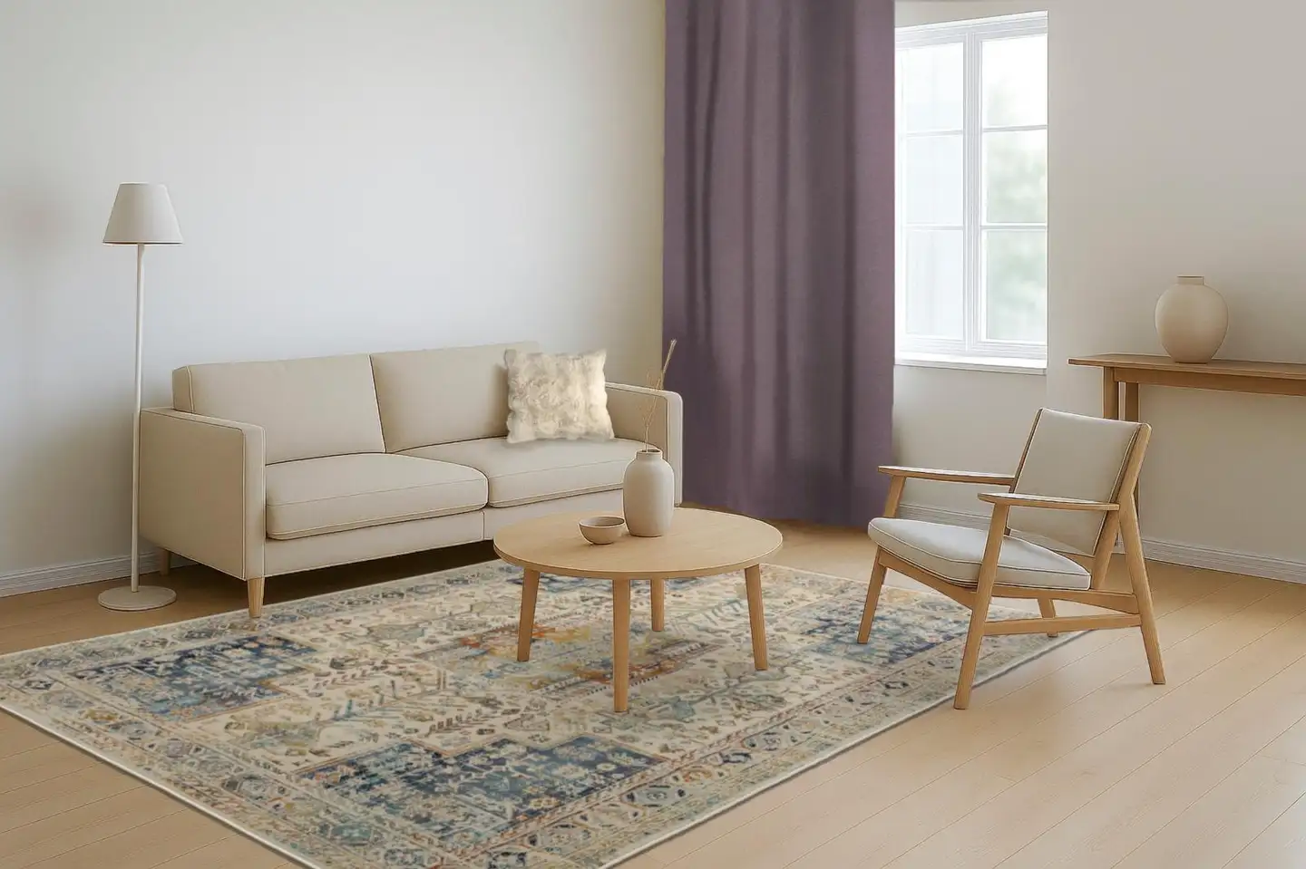 House matto Rainbow 160x230 cm, beige - 5