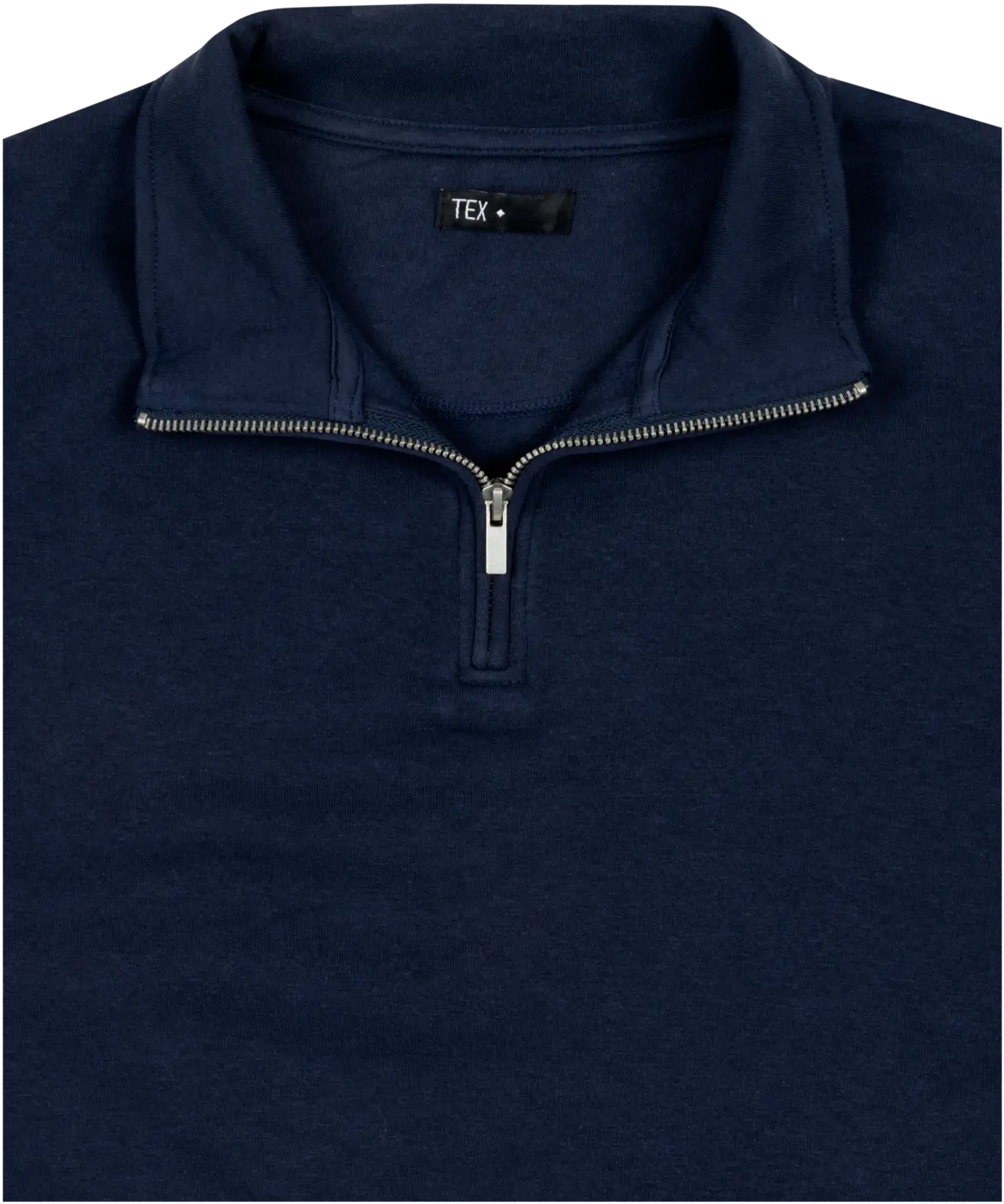 TEX miesten collegepaita Half zip I978941 - NAVY 2 - 2