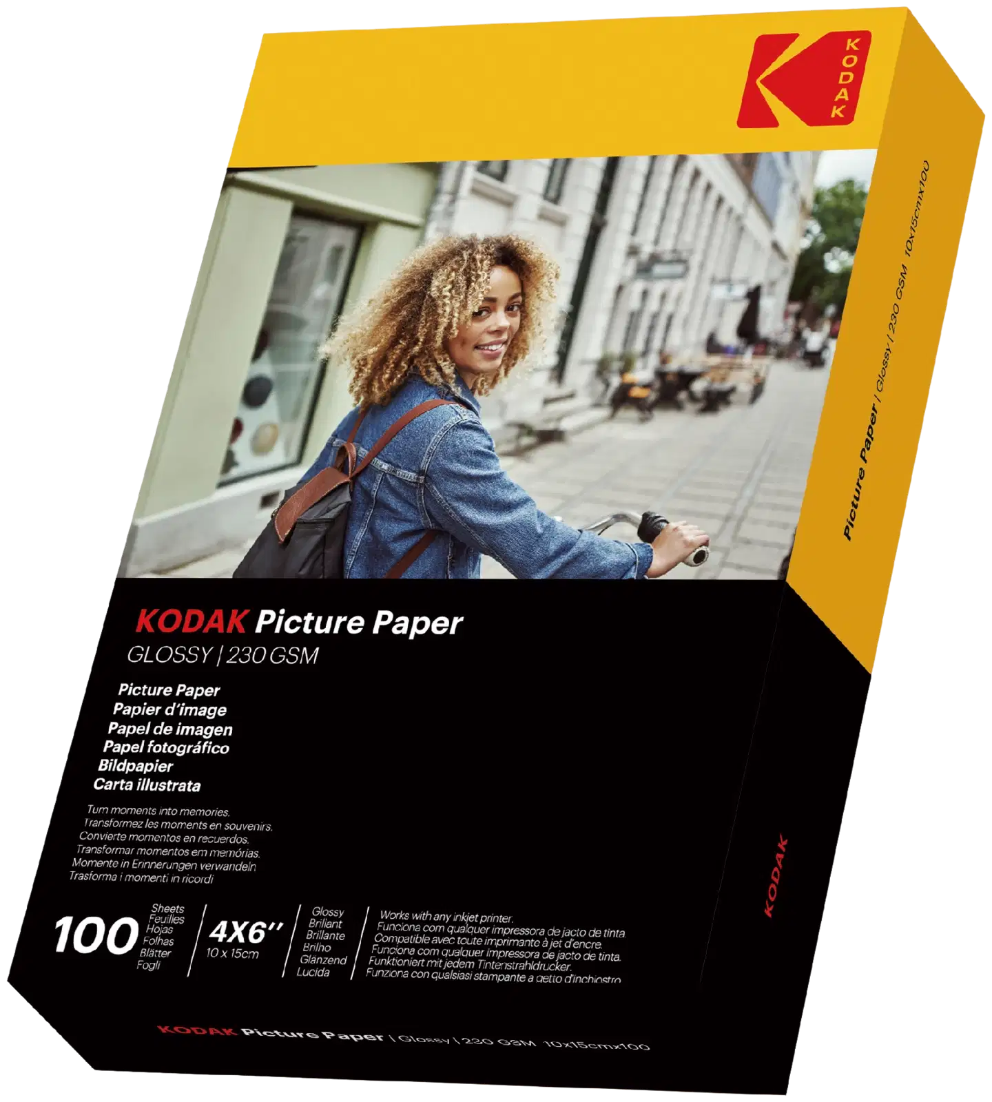 Kodak valokuvapaperi kiiltävä 10 x 15 cm 230g/m² 100 arkkia
