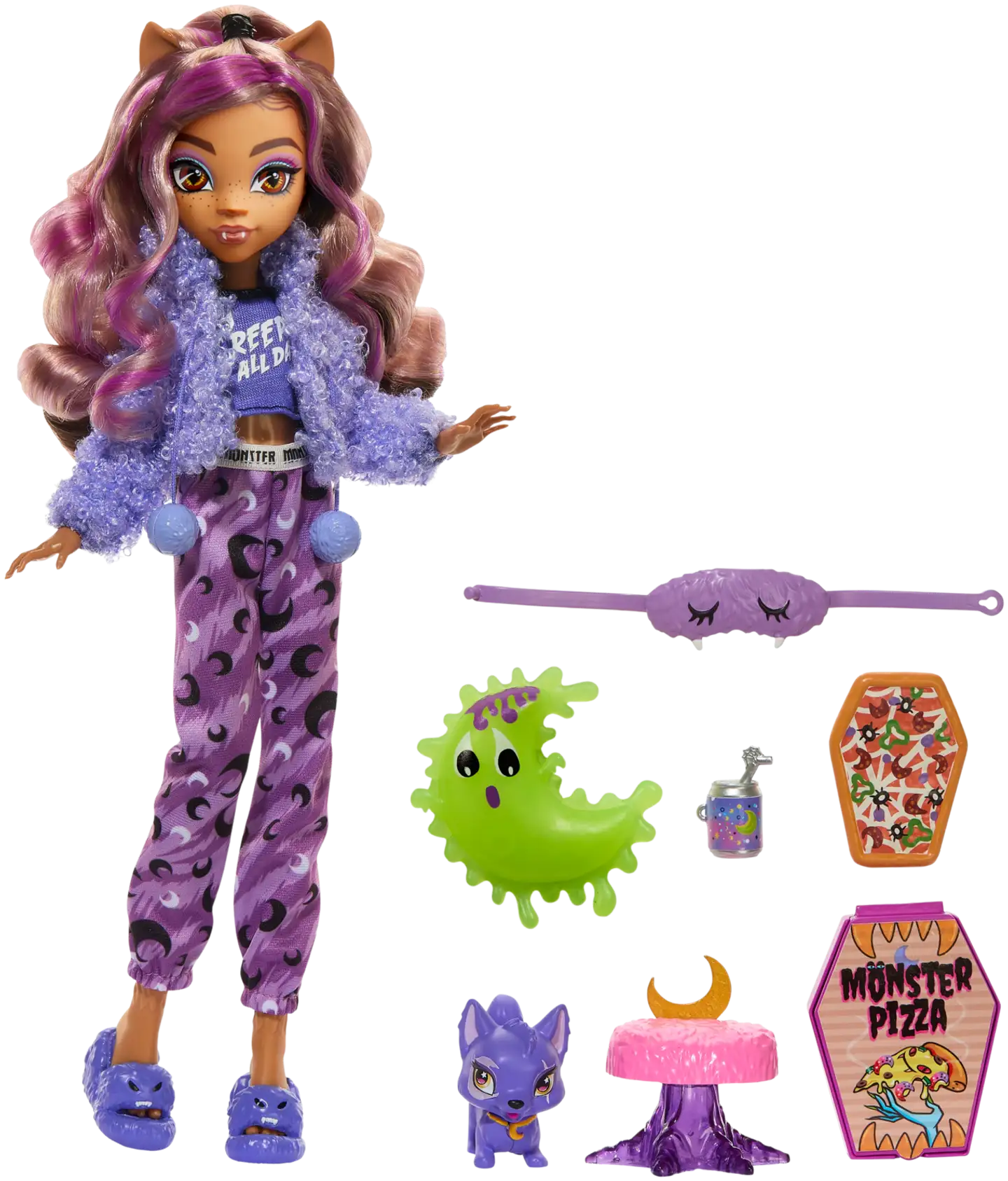 Monster High Creepover Party Clawdeen -muotinukke - 1