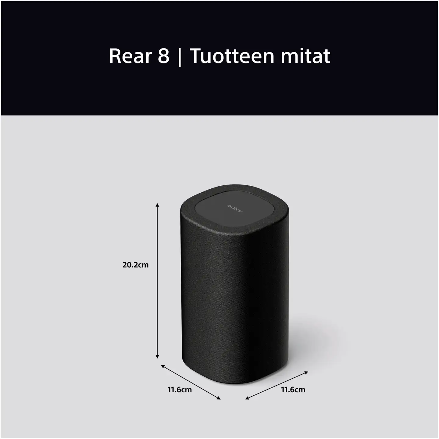 Sony surround takakaiuttimet SA-RS8 - 3