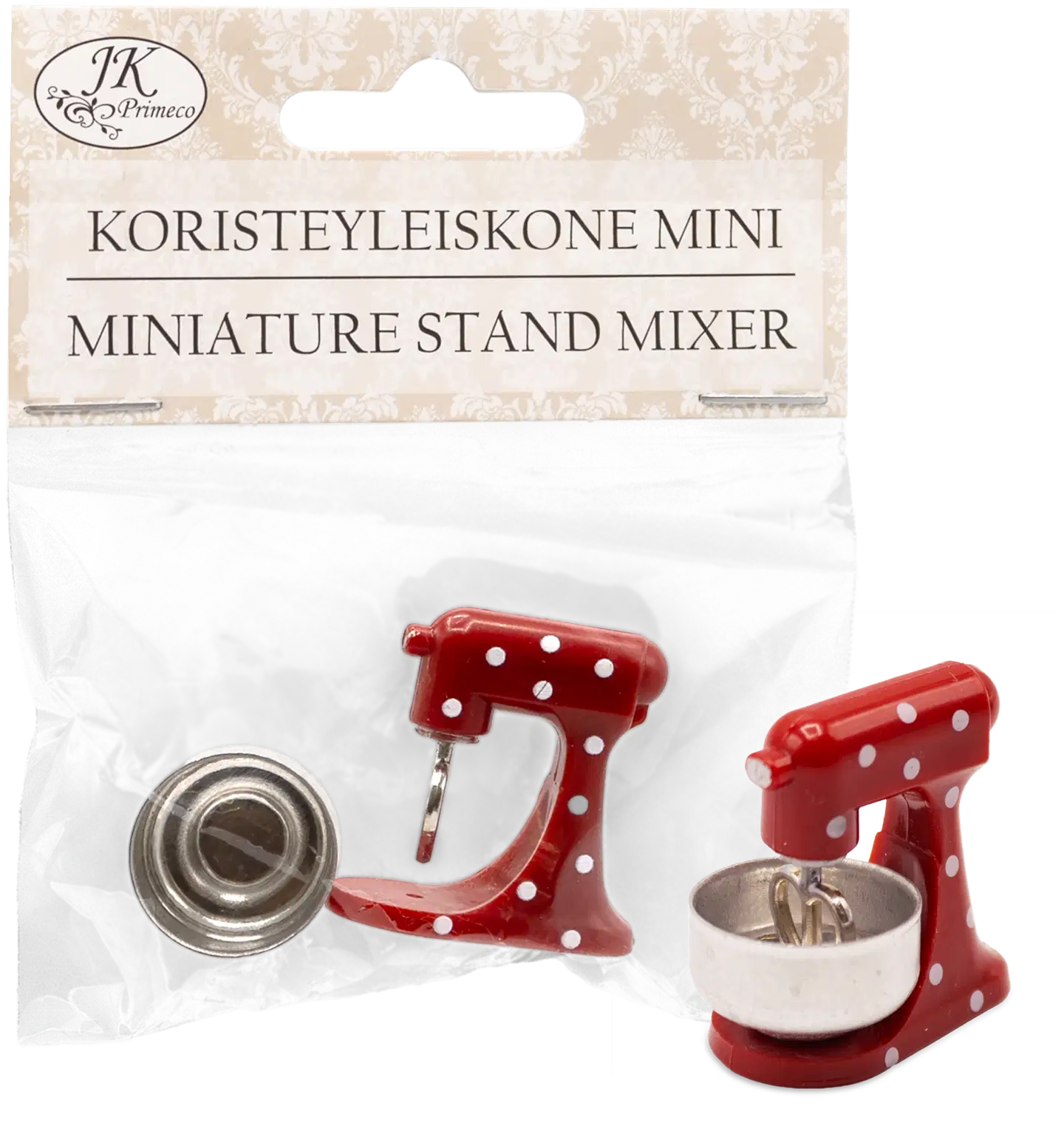 J.K. Primeco Koristeyleiskone mini punainen - 1