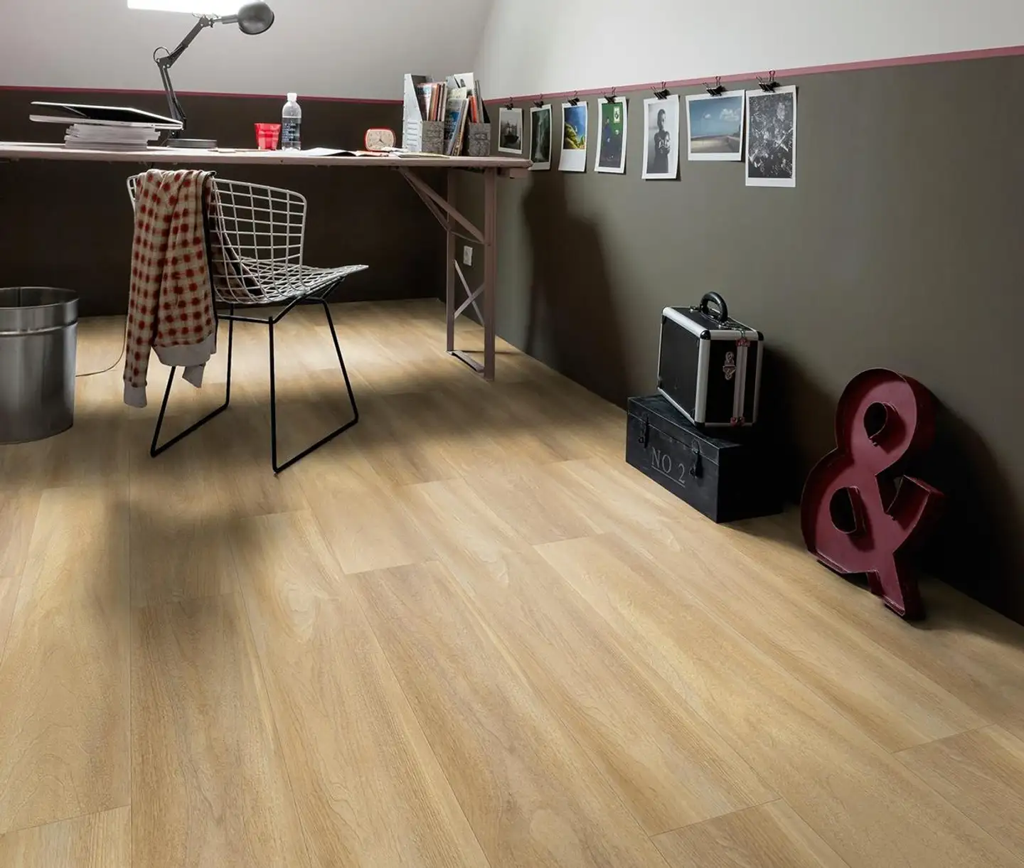 Gerflor vinyylilankku Creation 40 Rigid Bostonian Oak Honey - 2