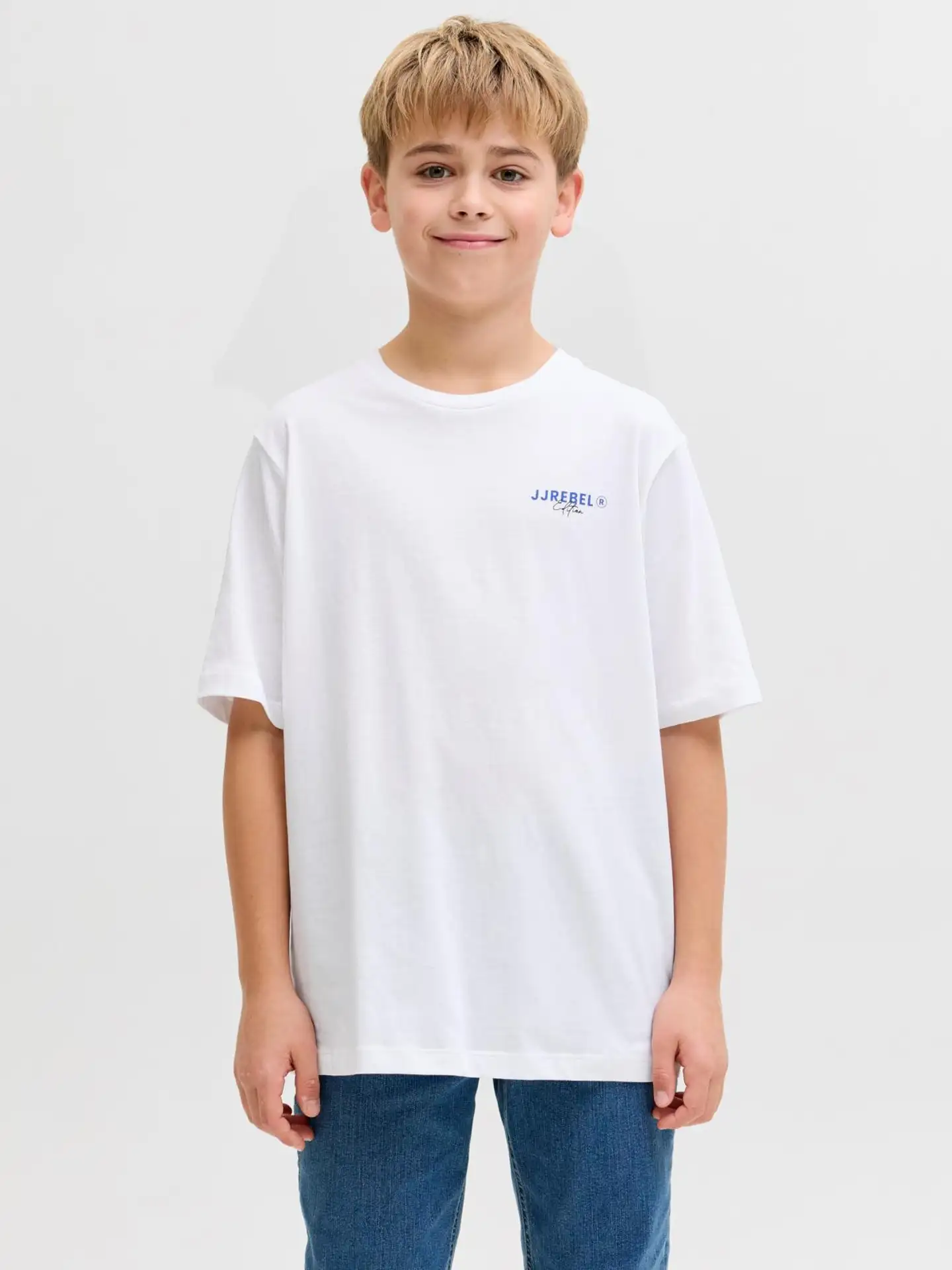 JJ REBEL JUNIOR lasten t-paita - Bright white - 3