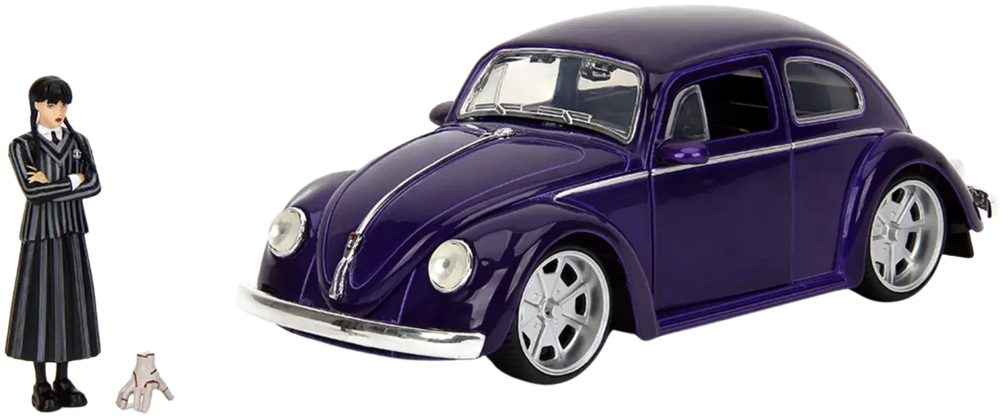 Jada Wednesday Volkswagen Beetle, 19 cm, 1:24, die-cast - 4
