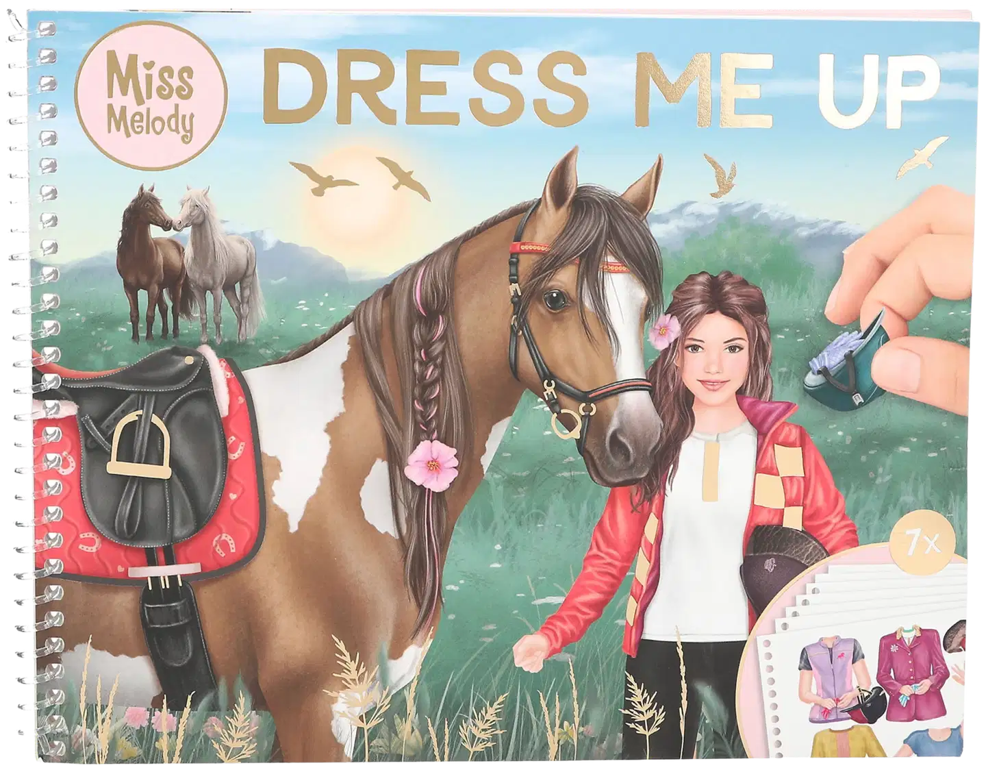 Miss Melody tarrakirja iso Dress Me Up - 1