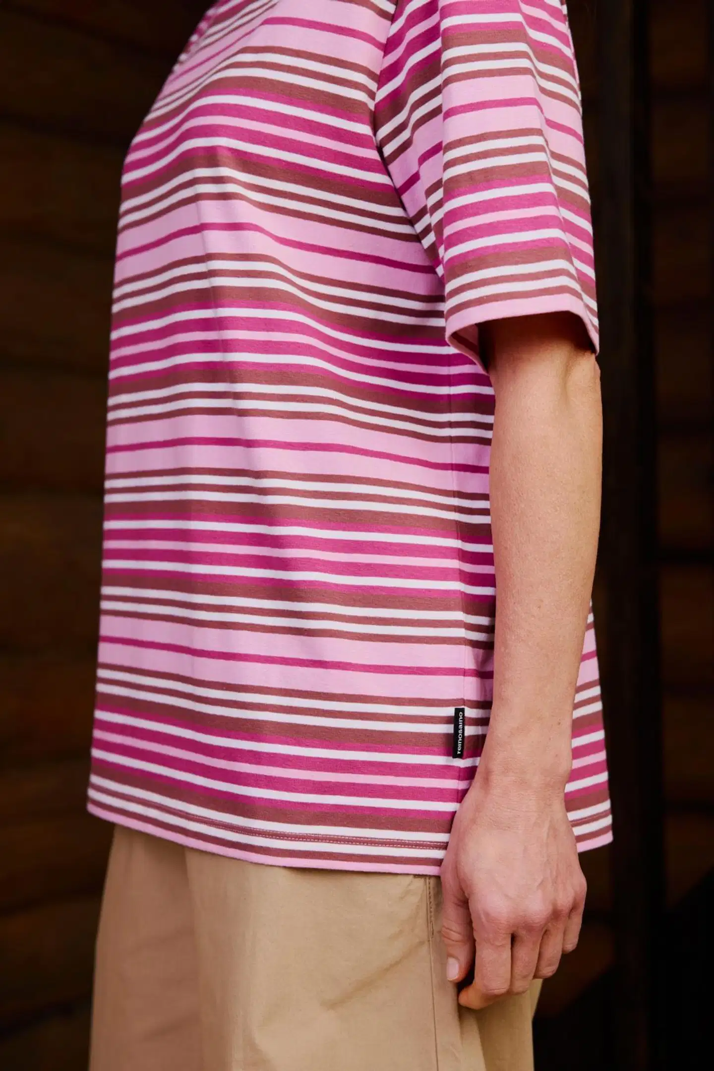 Reino&Aino naisten T-paita Aino - Striped - 6