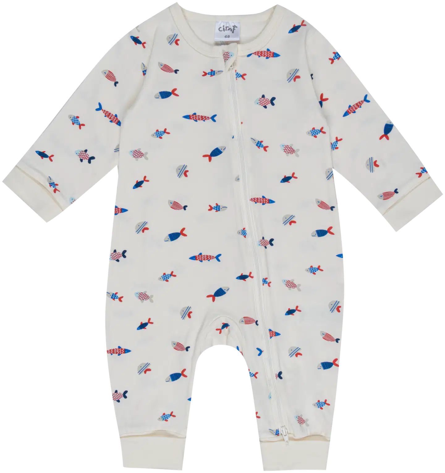 Ciraf vauvojen pyjama Meriseikkailu 250B260441 2-pack - 11-0103tcx egret - 3