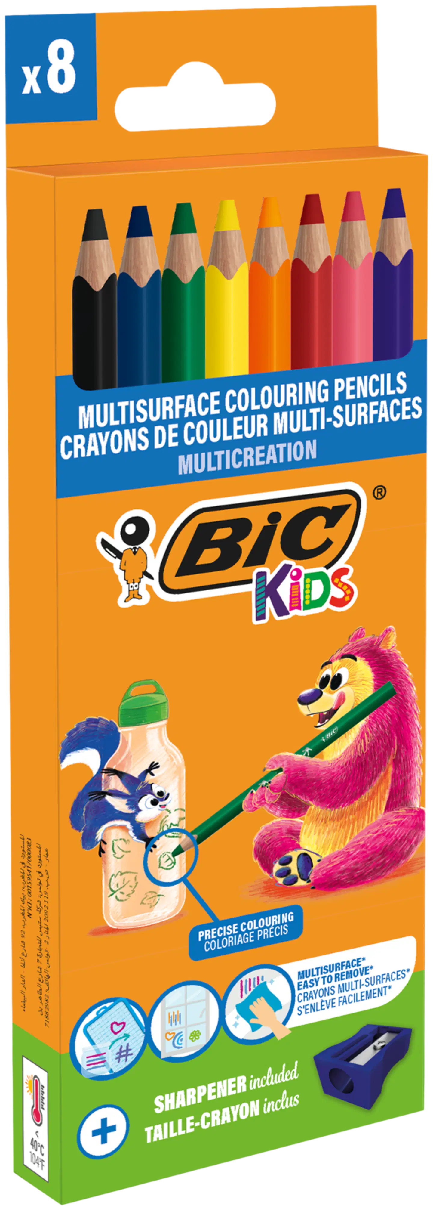 Bic värikynä Kids Multi 8 pack