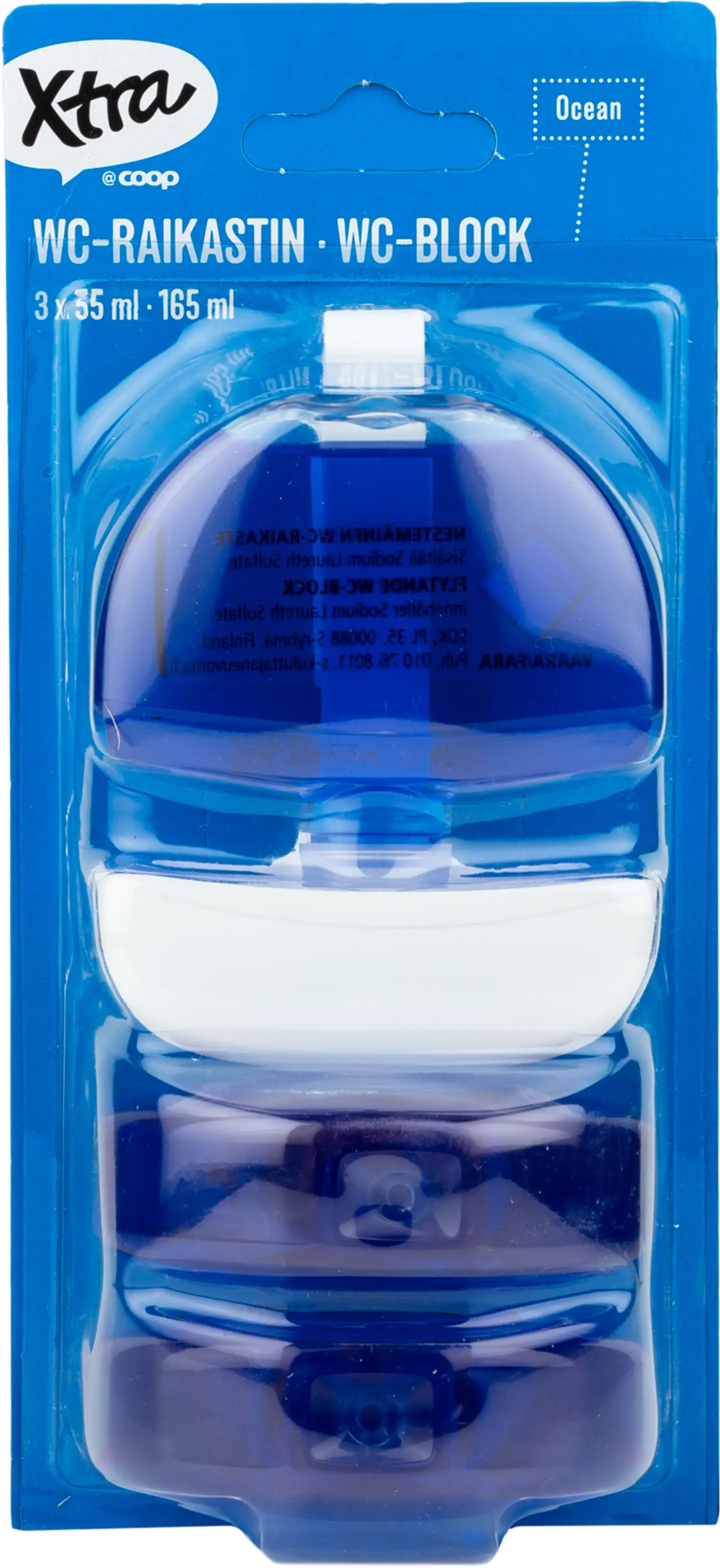 Xtra wc-raikastin Ocean 3 x 55 ml