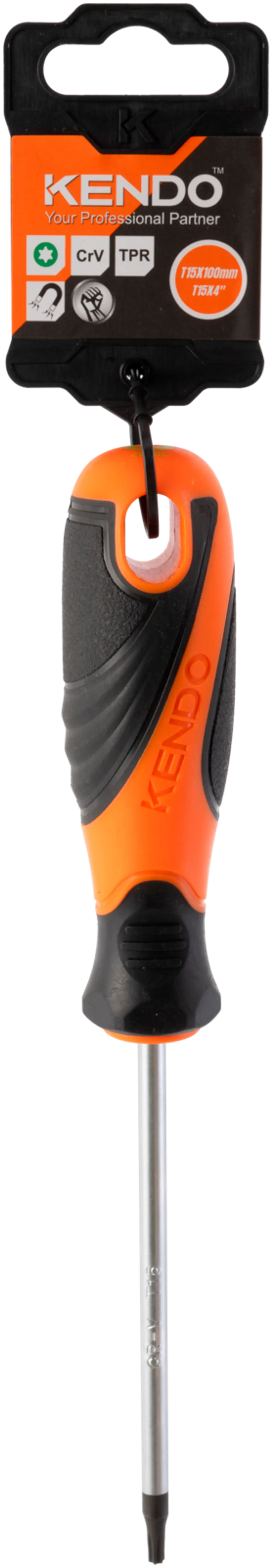 Kendo torx-ruuvimeisseli t15 × 100 mm / 4" - 1