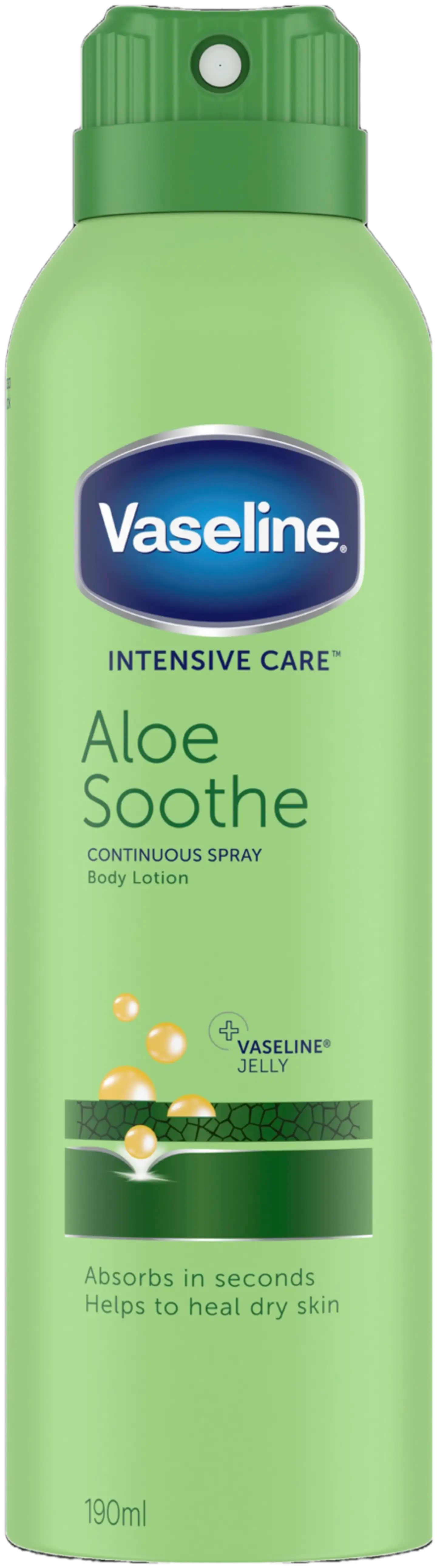 Vaseline Aloe Soothe Spray vartalovoide 190ml