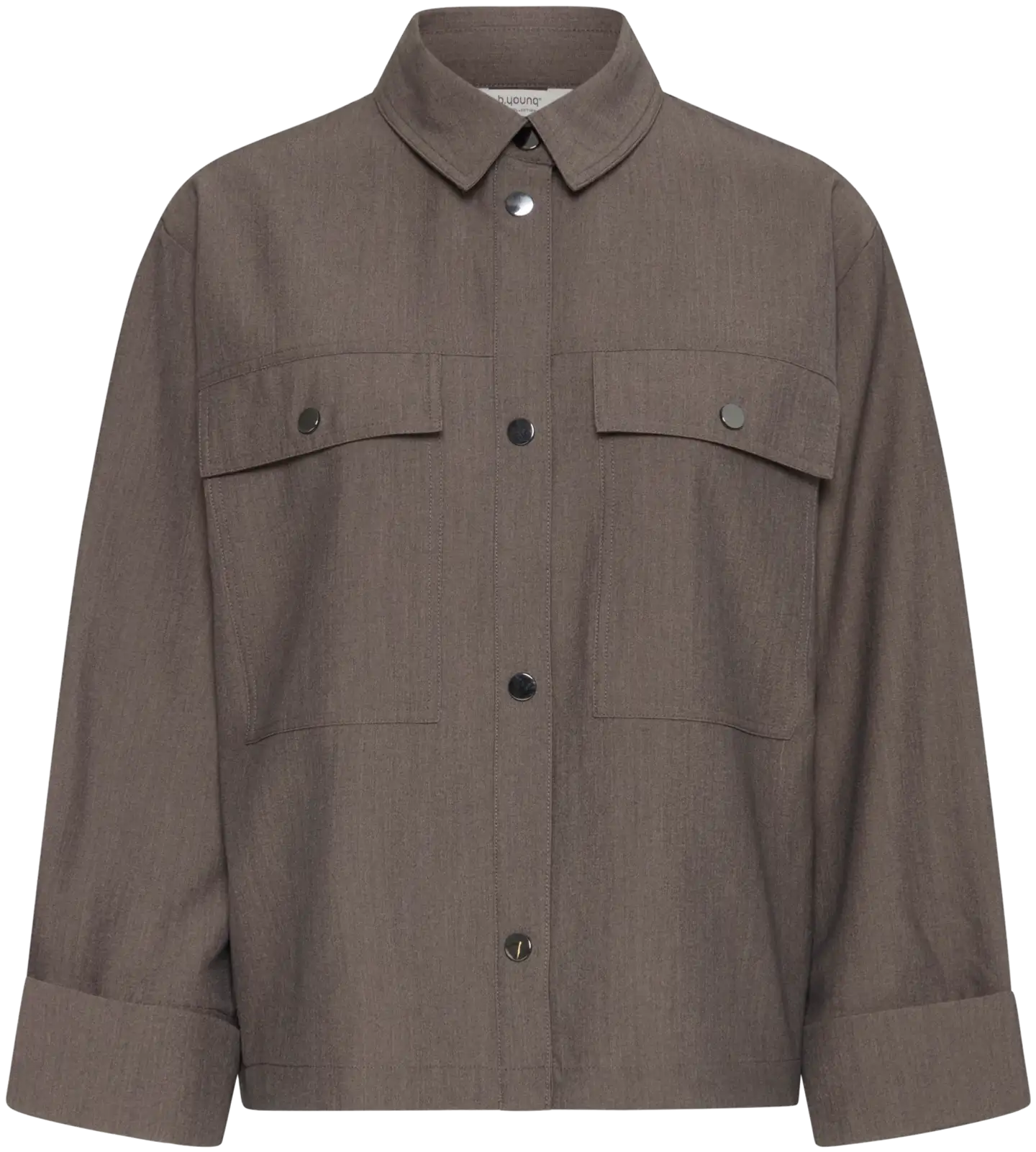 b.young naisten paitatakki Bydanta 20816983 - Walnut Melange - 1