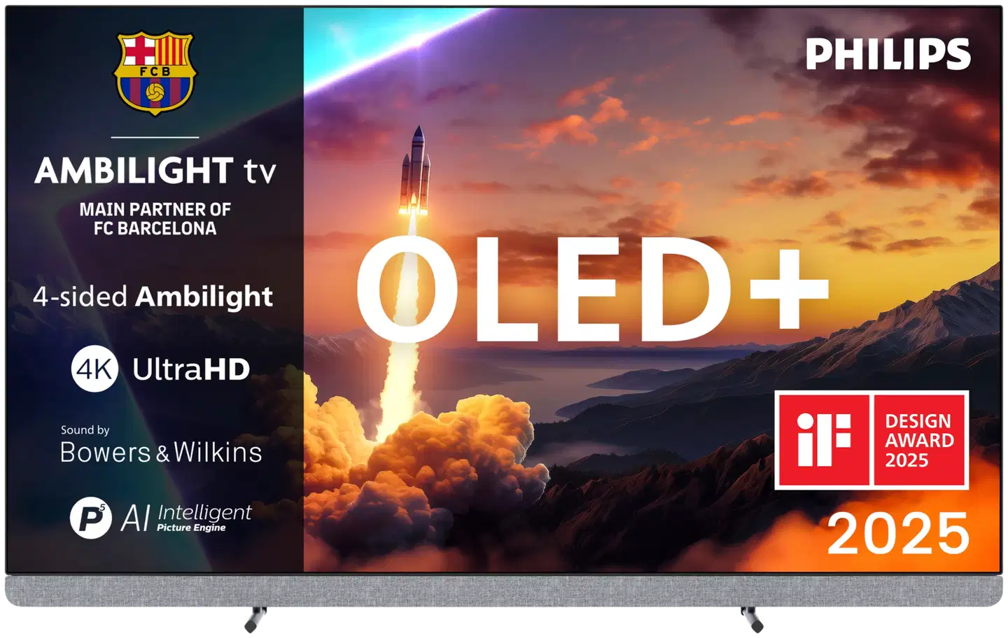 Philips 65" OLED910 4K OLED+ Ambilight Google TV - 1