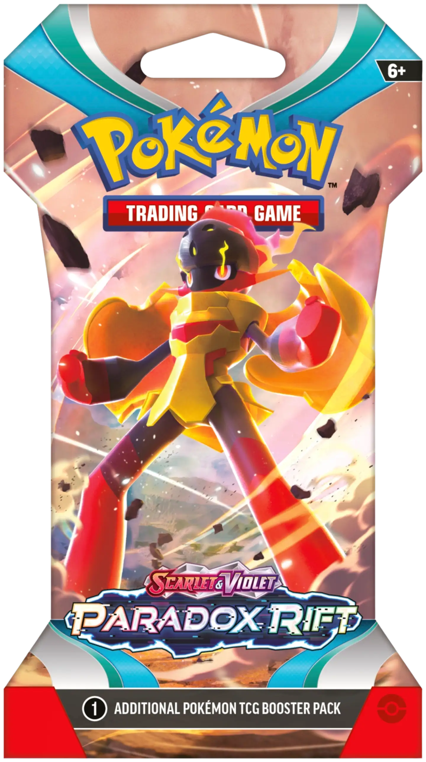 Pokémon TCG Scarlet & Violet 4 - Paradox Rift Sleeved Booster - 6