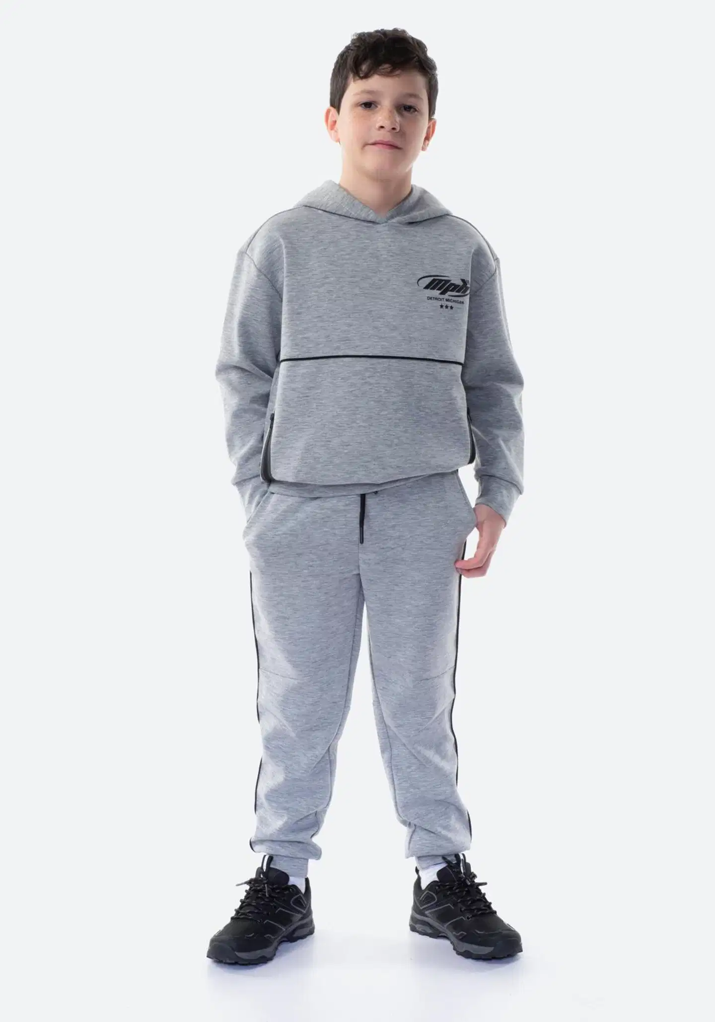 TEX lasten collegehousut I276735 - Grey - 4