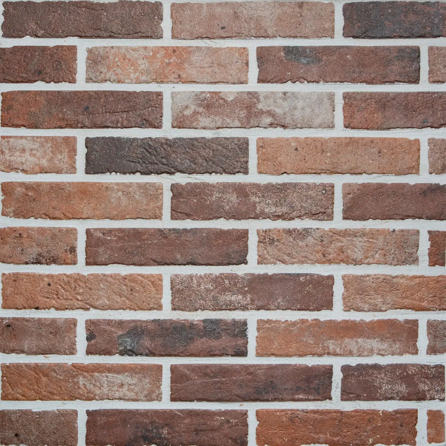 LPC LVN Brick lasitettu porcelanato 6X25 17 terracotta strukturoitu matta - 2