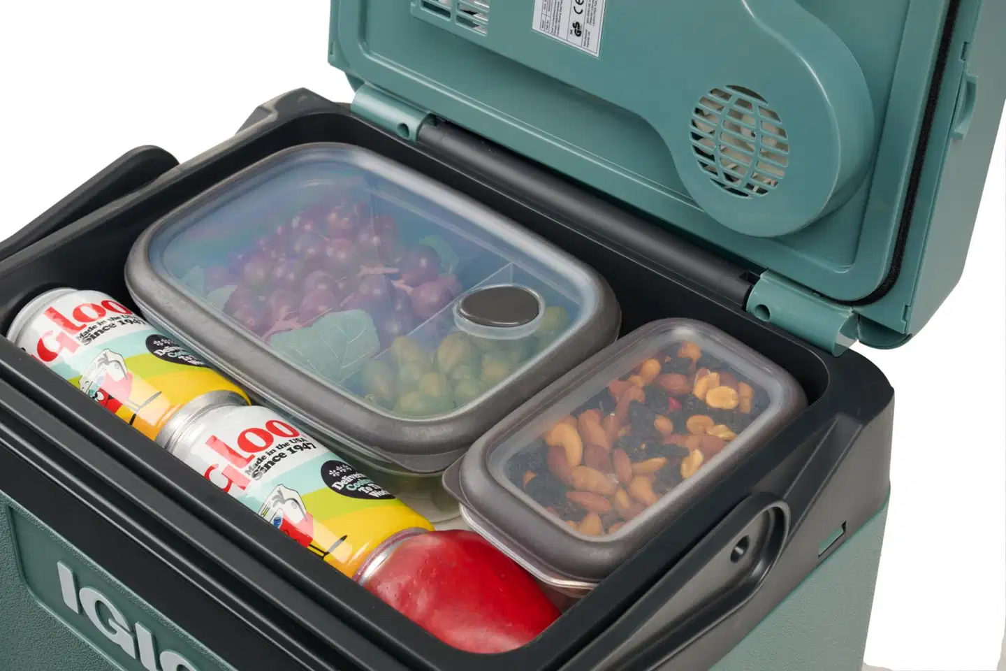Igloo termosähköinen kylmälaukku IE27 ACDC, tilavuus 27l, vihreä - 14