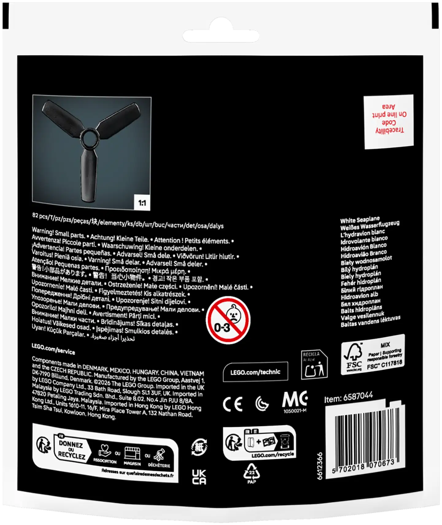 LEGO® Recruitment Bags 30736 Valkoinen vesitaso - 3