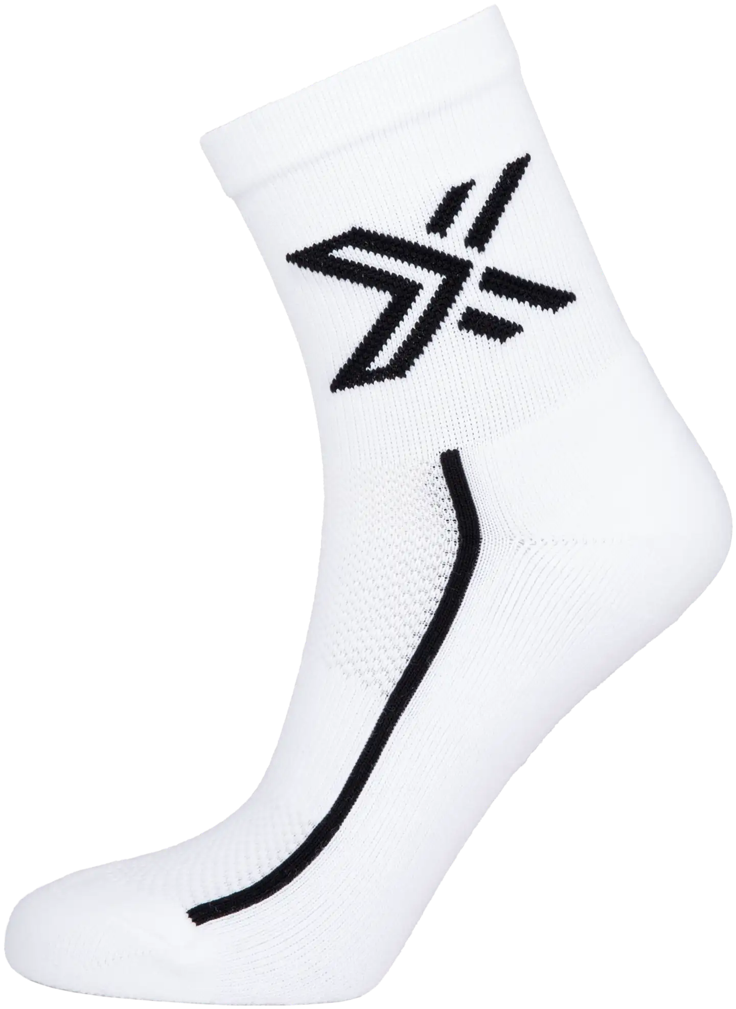 Oxdog pelisukka Fit Low Socks White/Black 32-34