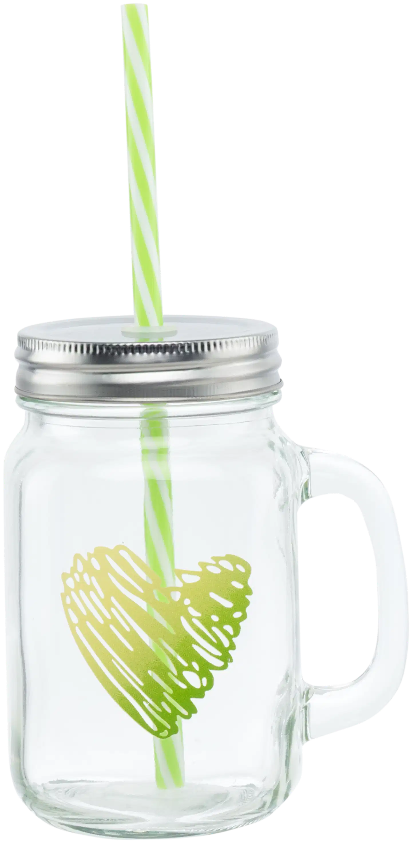 House juomapurkki 0,45 l Sydän vihreä