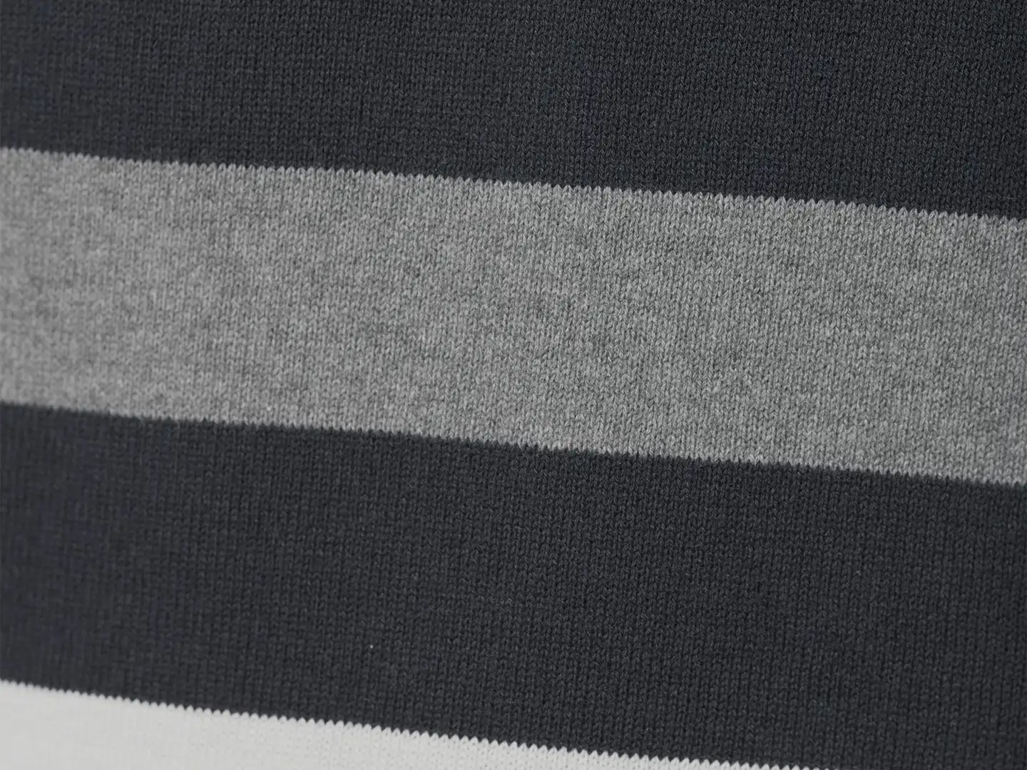 House miesten raidallinen neulepusero 195H032605 - Grey-black-white stripe - 9