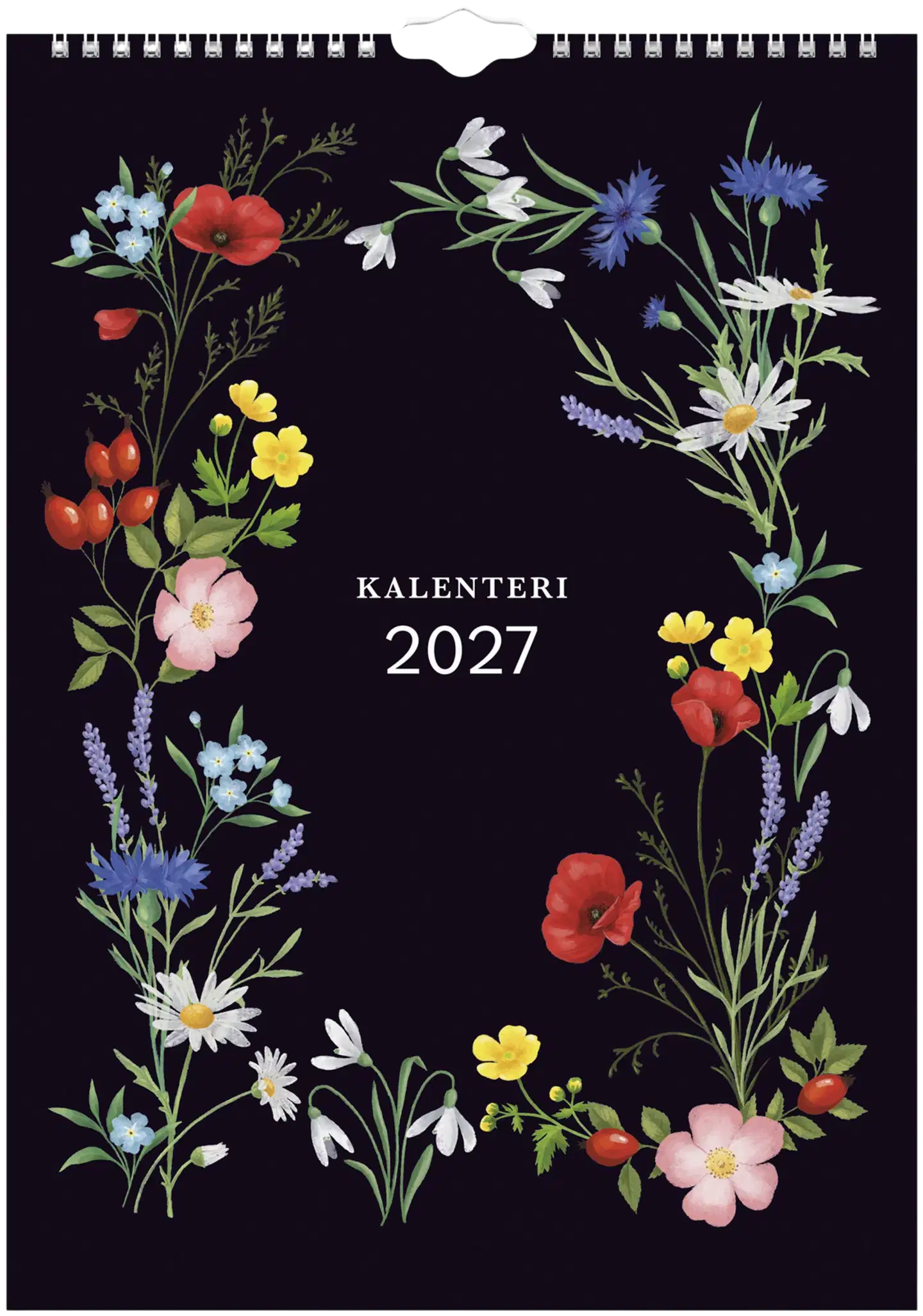Burde Seinäkalenteri 2027 Kukka - 1