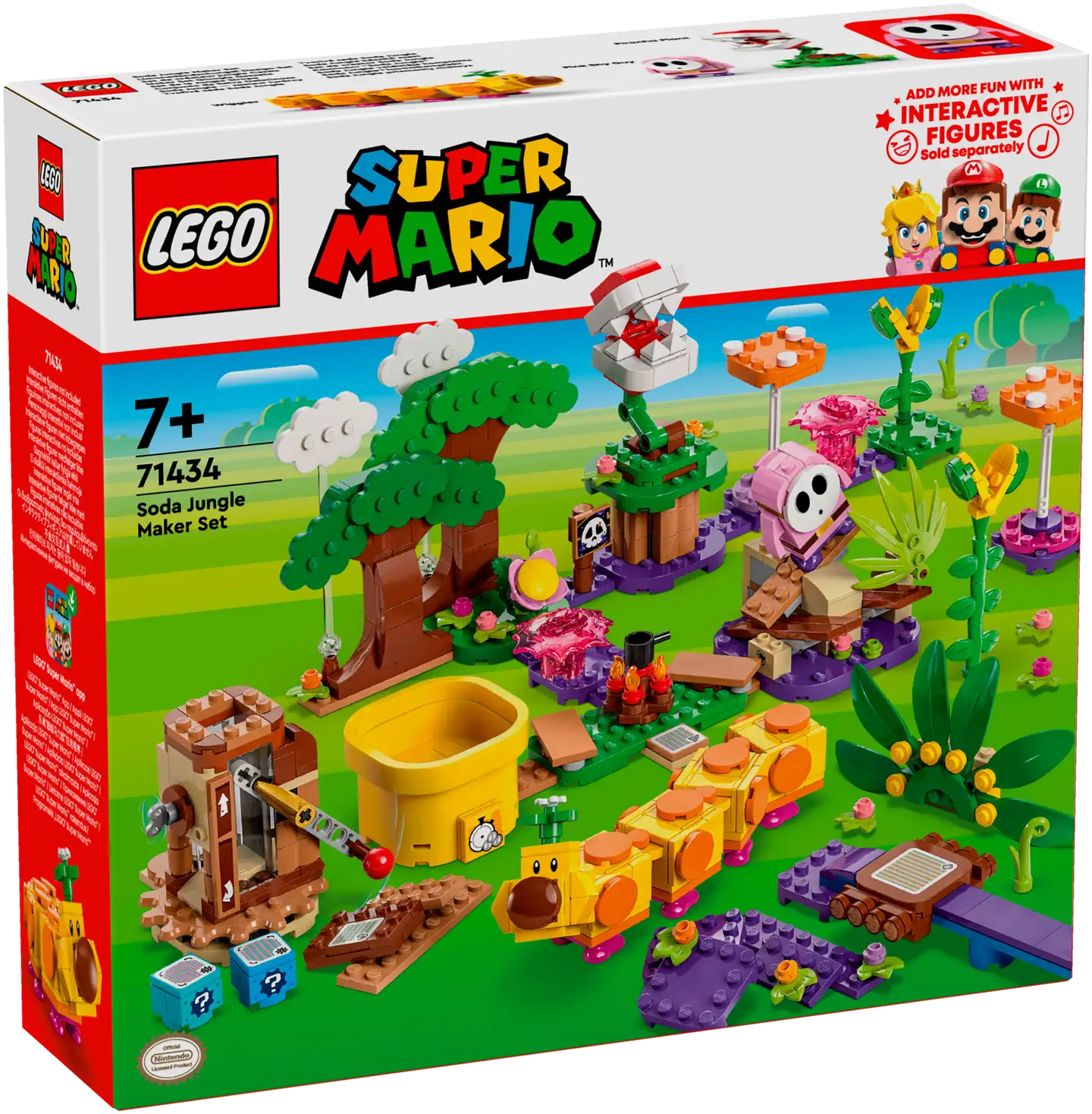 LEGO® Super Mario™ 71434 - Soda Jungle rakennussetti, Wiggler - 2