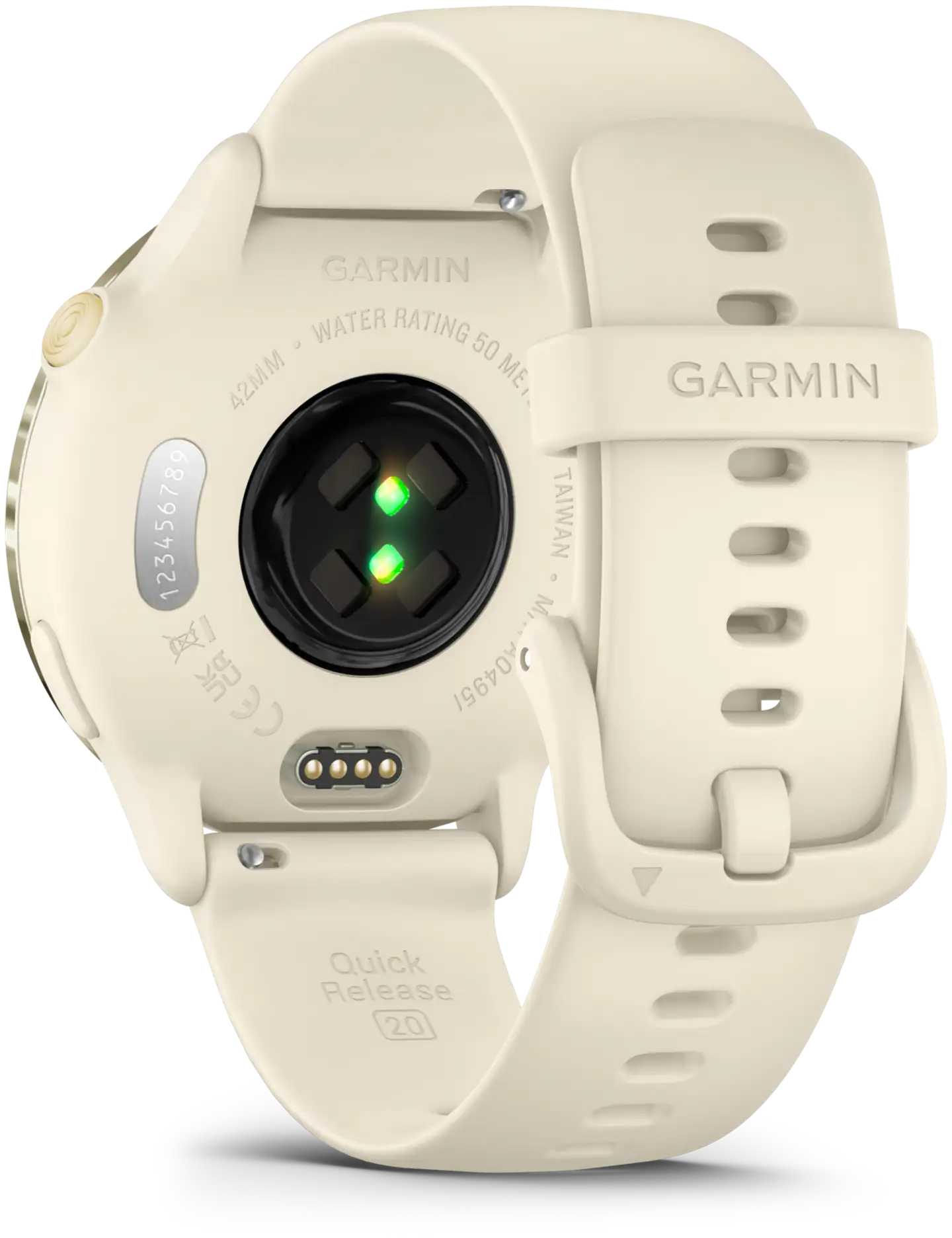 Garmin älykello Vivoactive 6 vaalea kulta ja luunvärinen hihna - 8