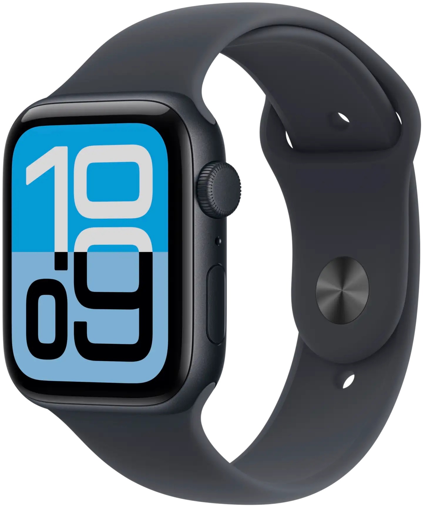 Apple Watch SE 3 GPS 44mm yönsininen alumiinikotelo, yönsininen sport ranneke - M/L - MEHQ4QN/A - 2
