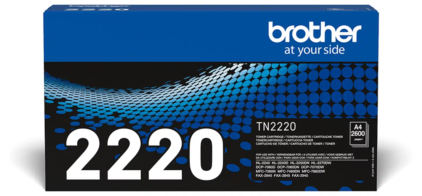 Brother laservärikasetti TN-2220 musta - 1