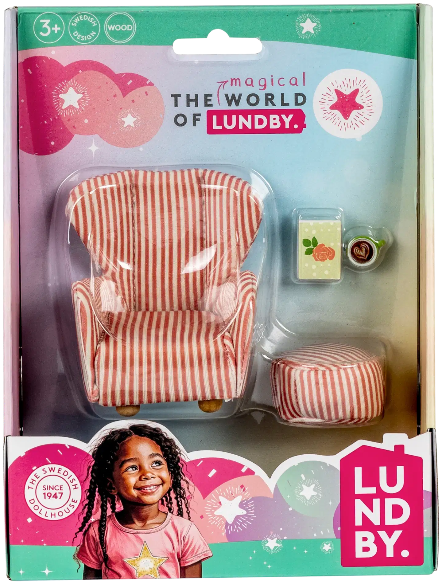 Lundby nojatuoli - 1
