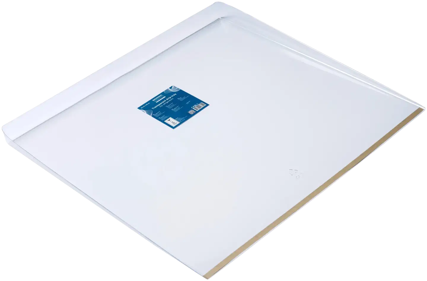 NQ tulvasuoja kylmälaitteelle 60x58 cm, läpikuultava