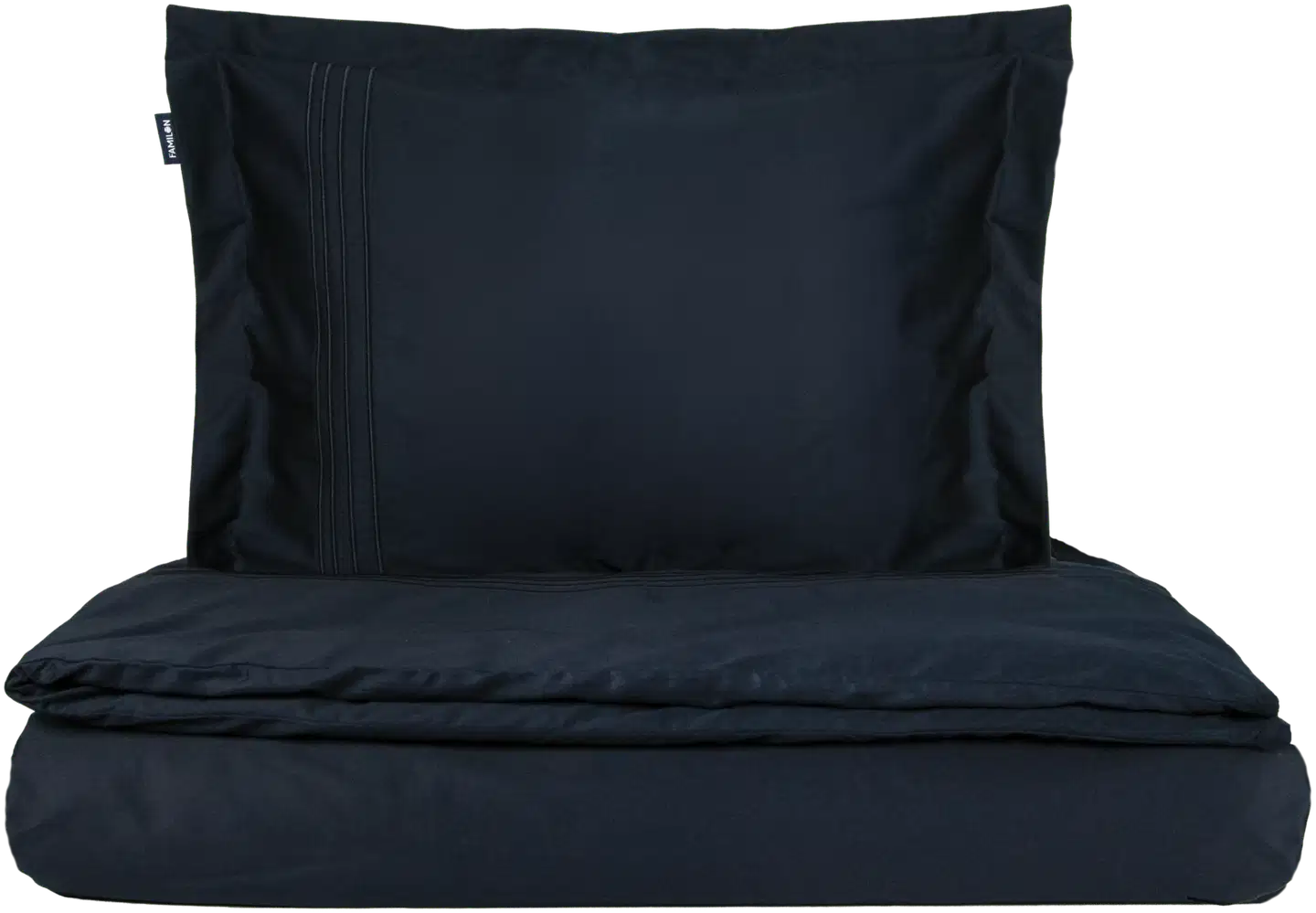 Familon pussilakanasetti Hotel Style 150x210+50x60 cm valkoinen/t.sininen - 1