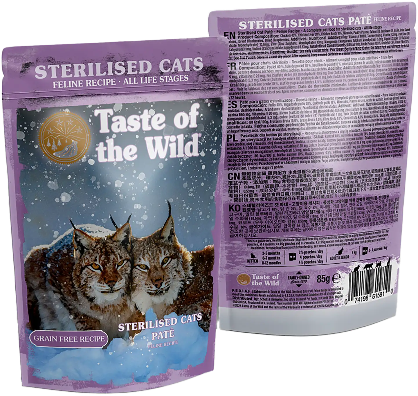 Taste of the wild als sterilised pate - 2