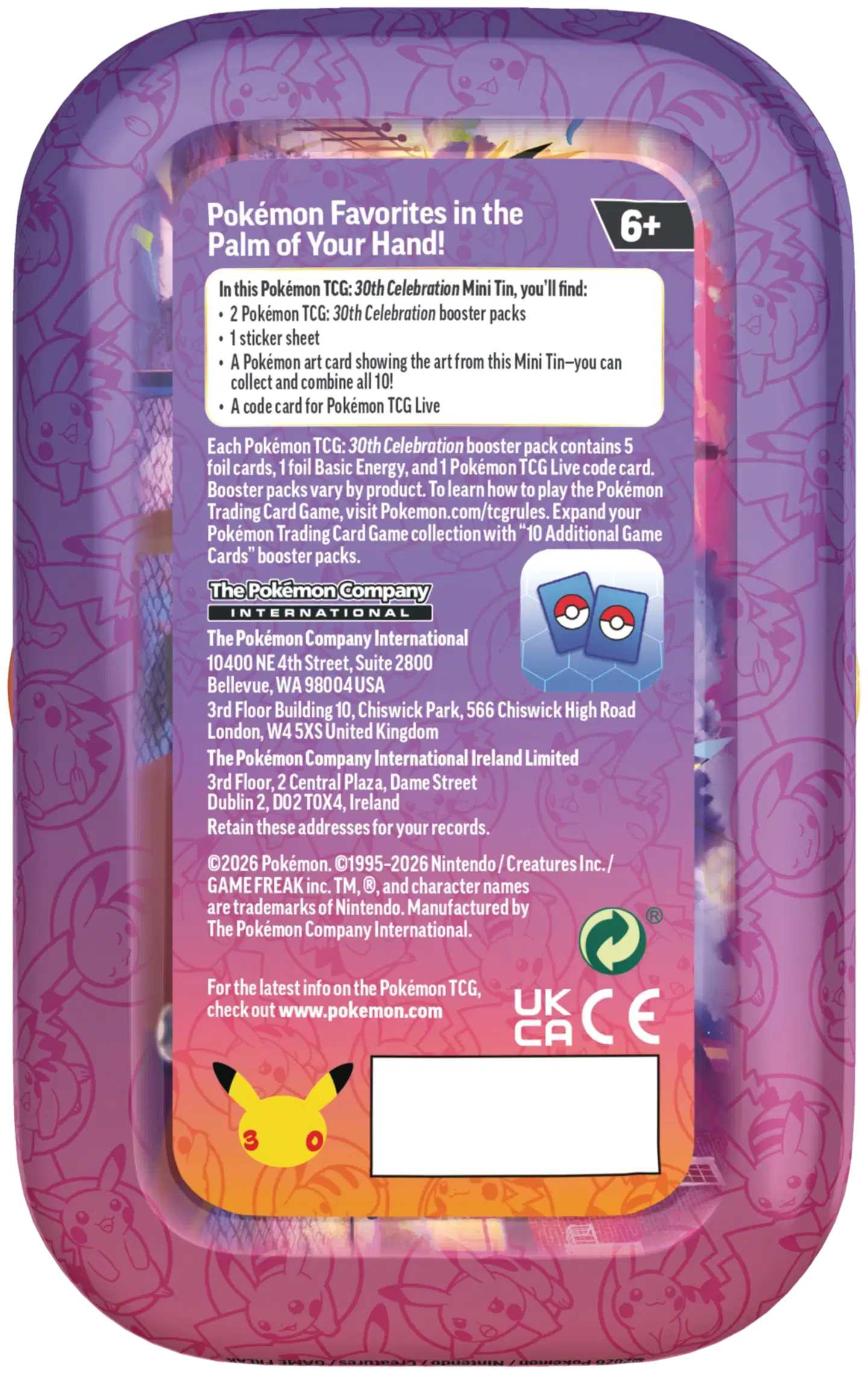 Pokémon Mini Tins 30th (10) - 7