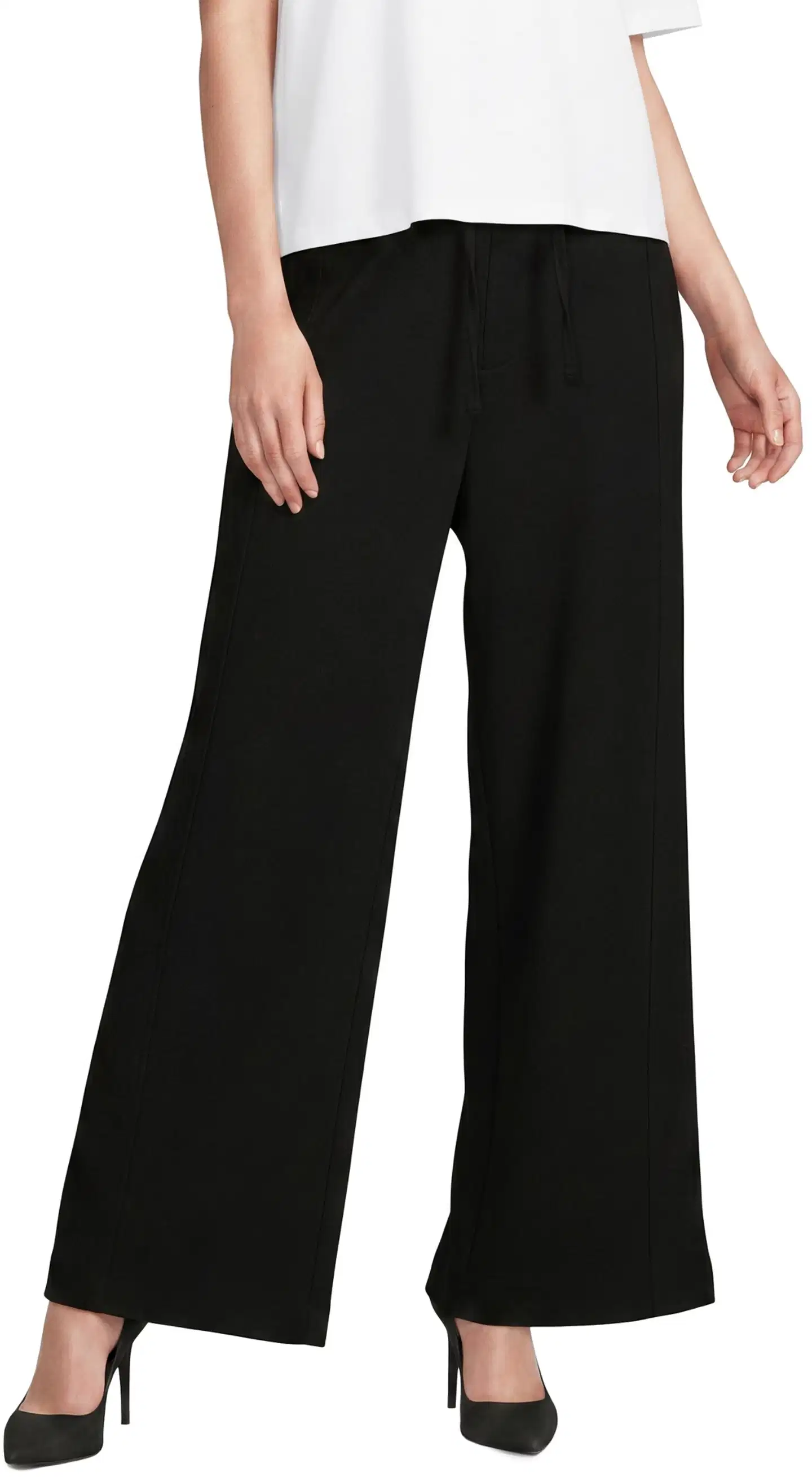 London Fog naisten housut 222L262907 - black - 1