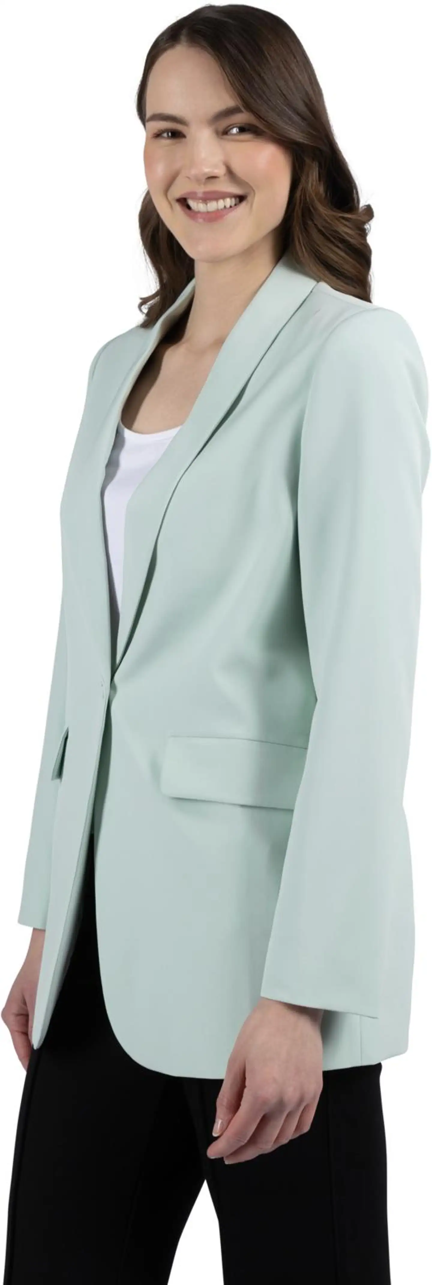 London Fog naisten suorat housut 222L260318 - BLACK - 6