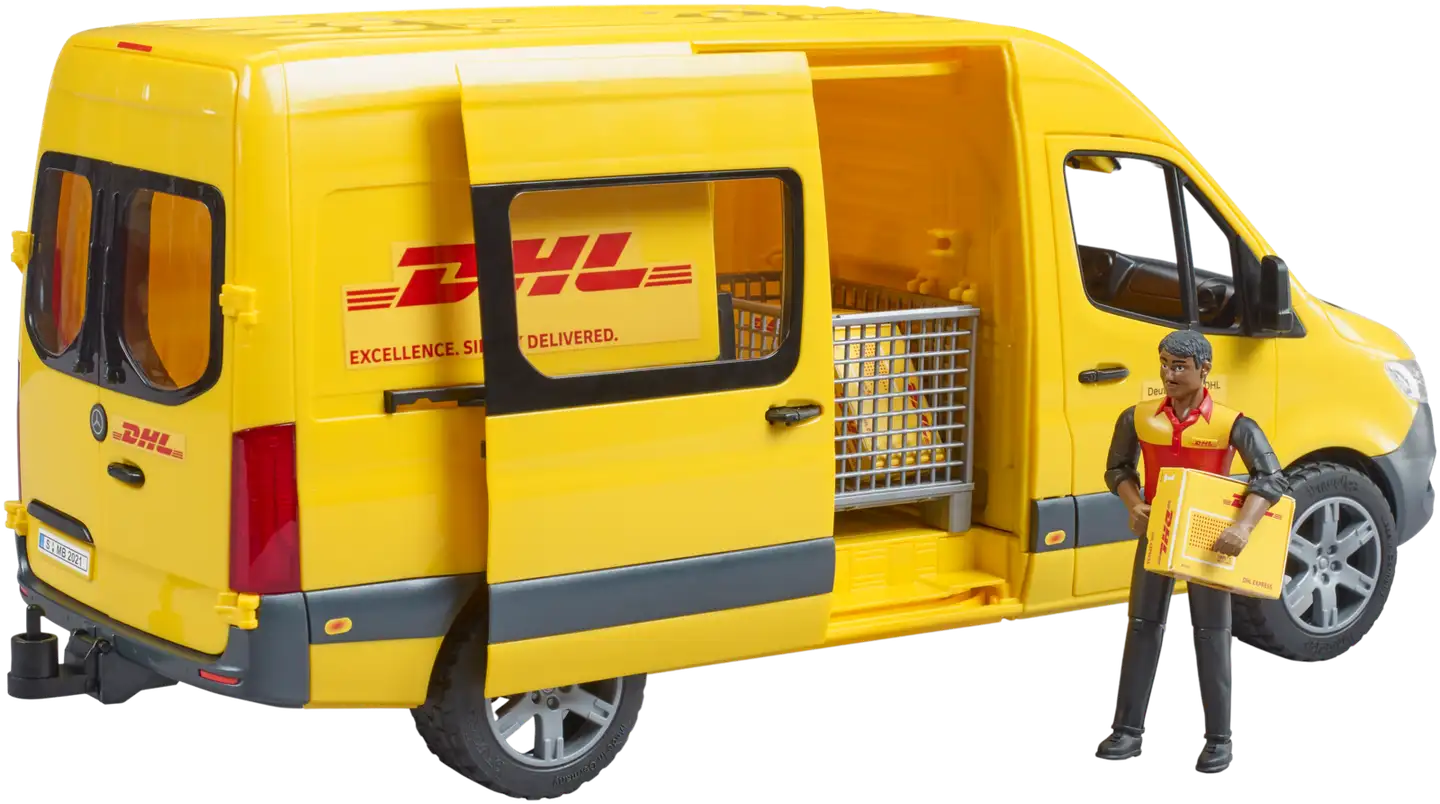 Bruder Mercedes-Benz Sprinter DHL ja kuljettaja - 2