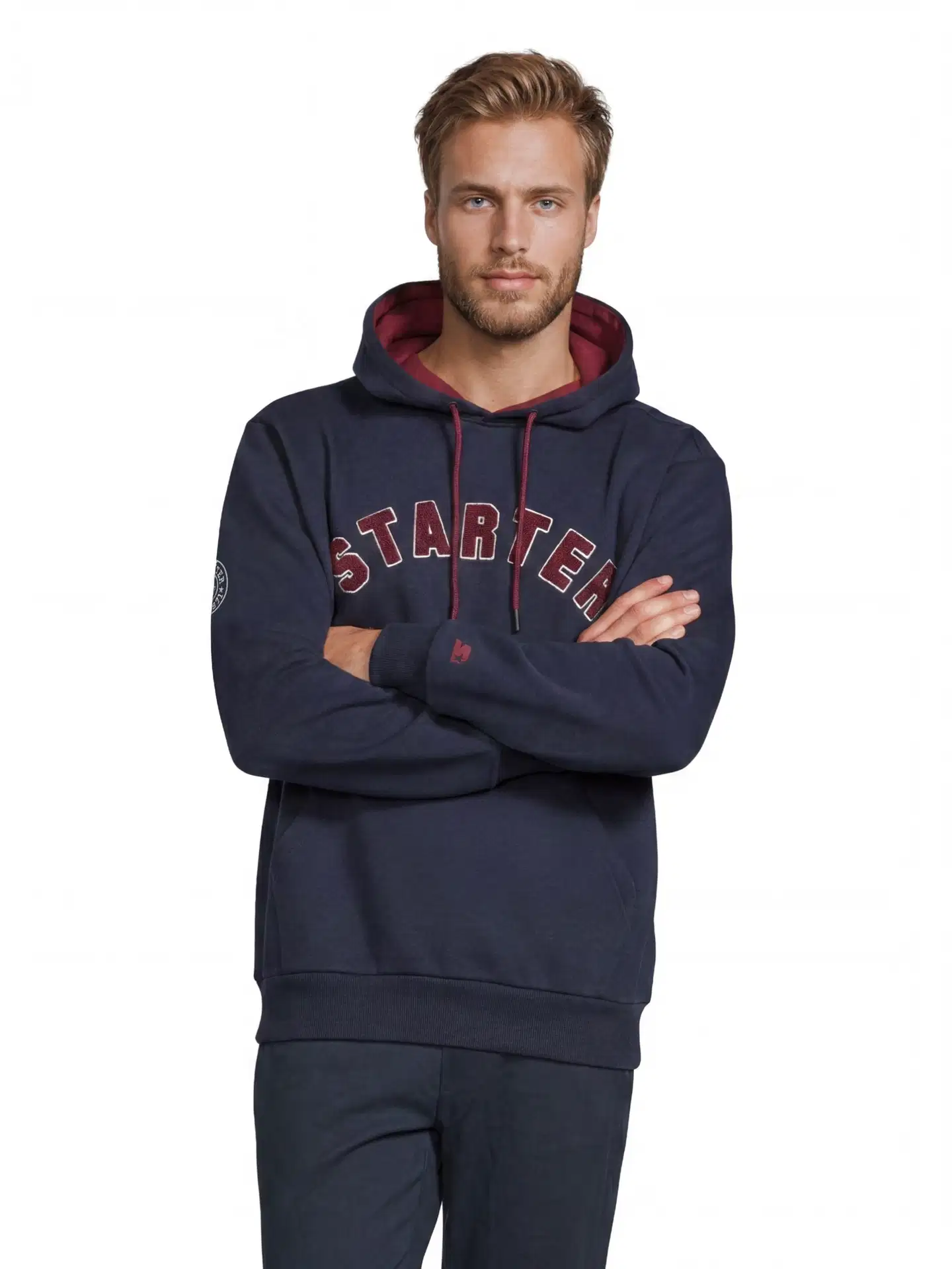 Starter miesten huppari Course YSMT6326 - Midnight blue - 1
