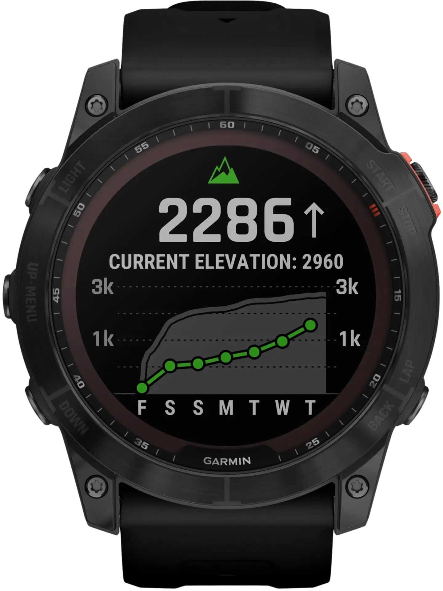 Garmin Fenix 7X Solar tummanharmaa/musta multisport GPS kello - 2