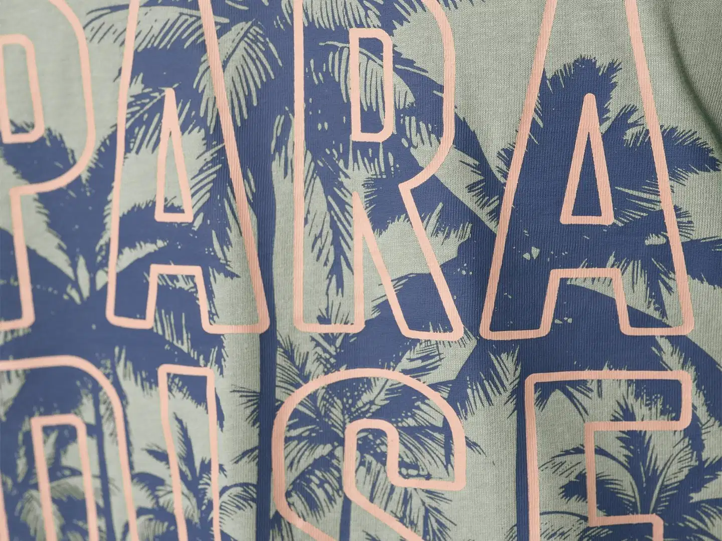 House miesten t-paita Palm Beach 195H152613 - Sage Green - 5