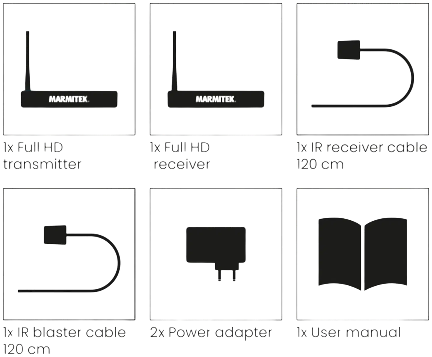 Marmitek Langaton HDMI-järjestelmä Marmitek TV Anywhere Wireless HD 2 - 6