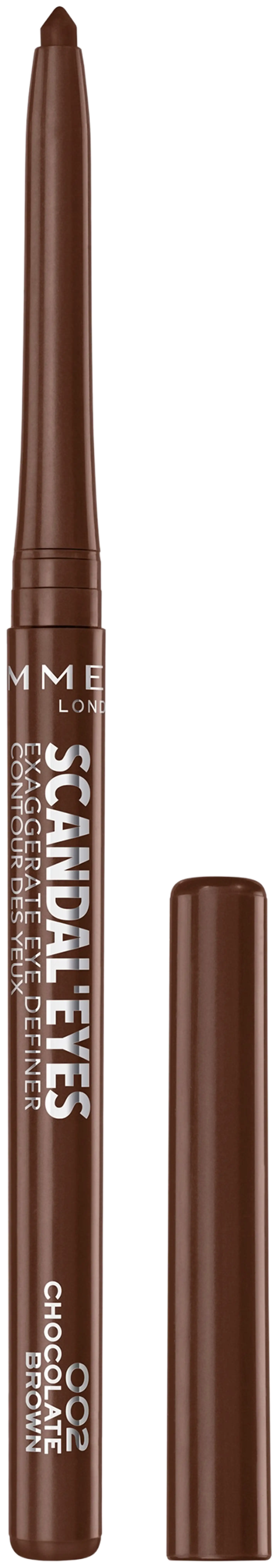 Rimmel Scandal'eyes Eye Definer 0,35 g, 002 Chocolate Brown silmänrajauskynä - 1