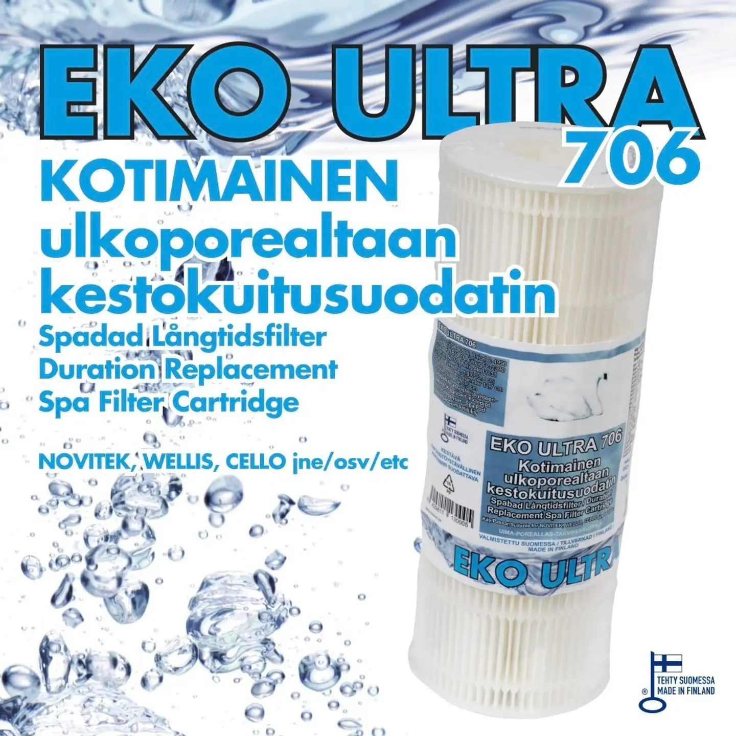 EKO ULTRA  706 ulkoporealtaan kestokuitusuodatin - 4